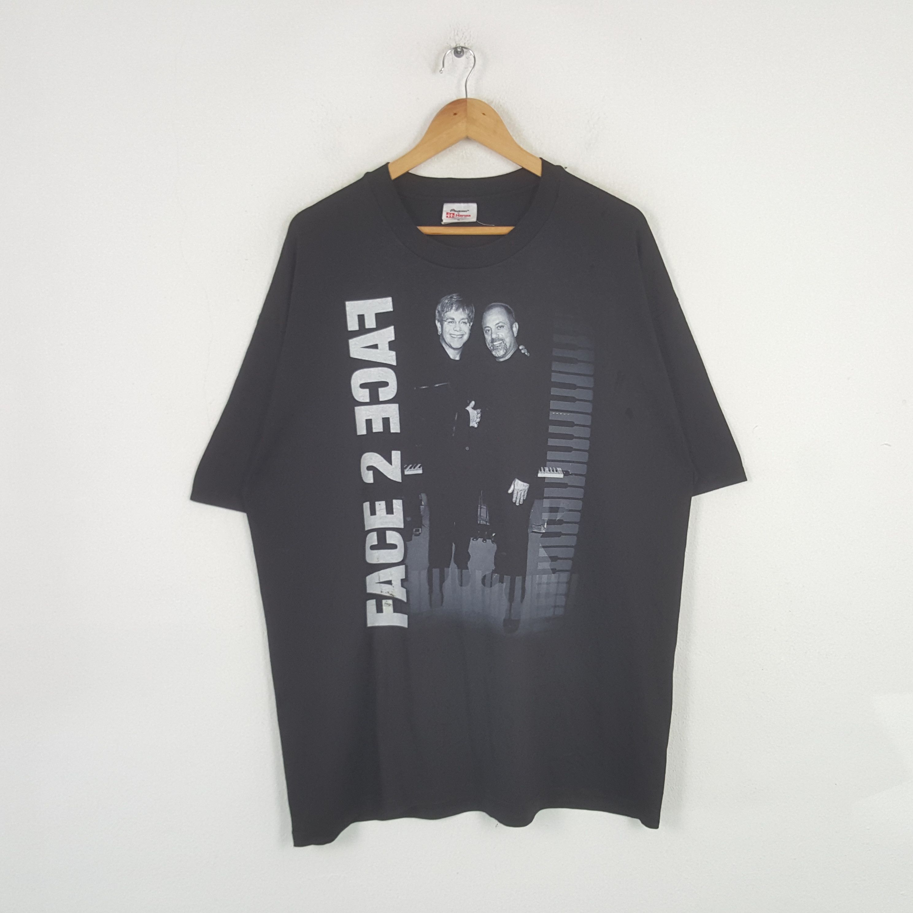 Band Tees Vintage Face 2 Face Elton John Billy Joel Tour Tshirt 31 Size US XL / EU 56 / 4 - 1 Thumbnail