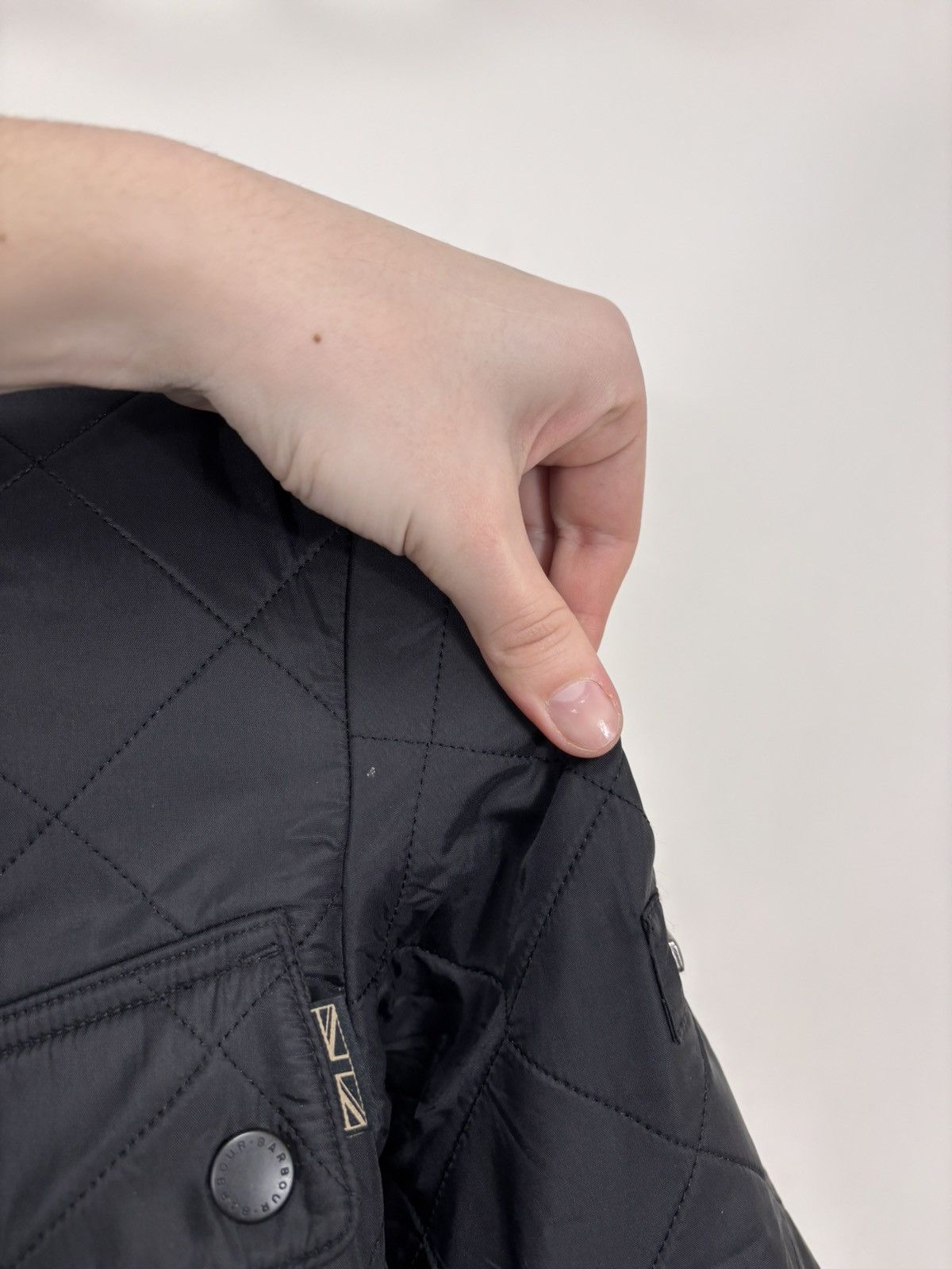 Barbour Barbour International Ariel Polarquilt Men’s Black Jacket Size US S / EU 44-46 / 1 - 9 Thumbnail
