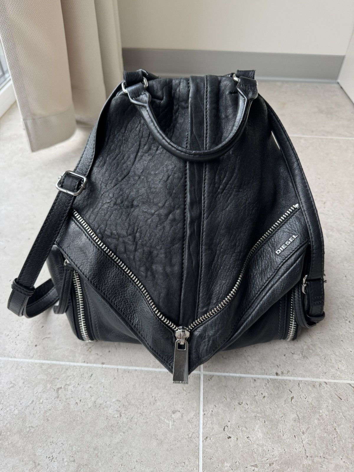 Diesel Diesel Zipper Backpack Size ONE SIZE - 3 Thumbnail