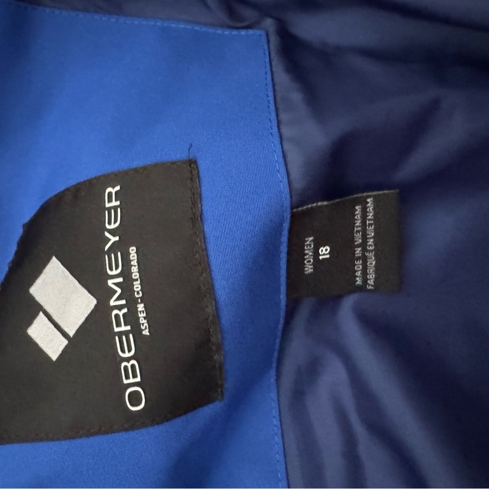 Obermeyer Obermeyer Sz 18 Cosima Down Ski Jacket Stellar/Royal Blue Size XXL / US 16-18 / IT 52-54 - 11 Thumbnail