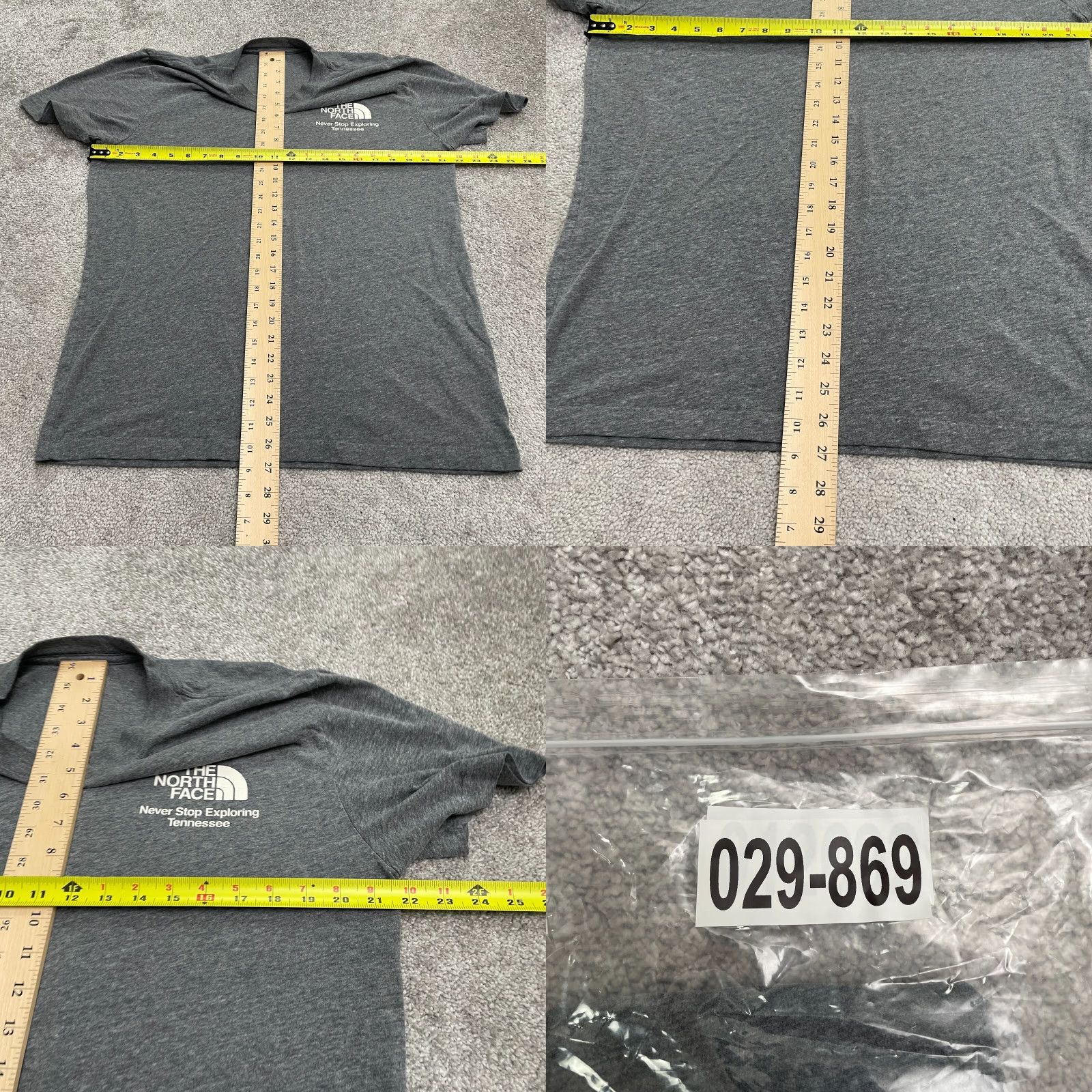 The North Face The North Face T-Shirt Crew Neck Men M Gray Short Sleeve Casual Tee Size US M / EU 48-50 / 2 - 8 Thumbnail