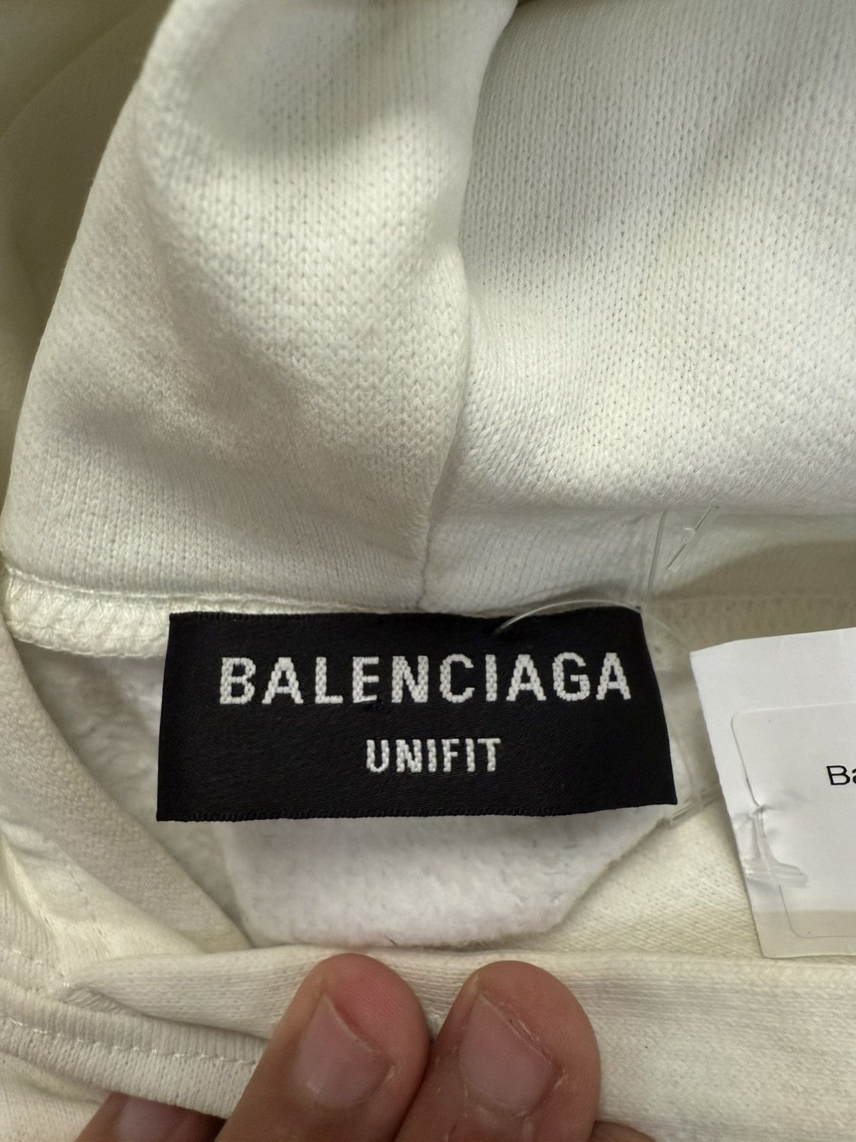 Balenciaga Balenciaga Glow In The Dark Hoodie “White” Size US XL / EU 56 / 4 - 4 Thumbnail