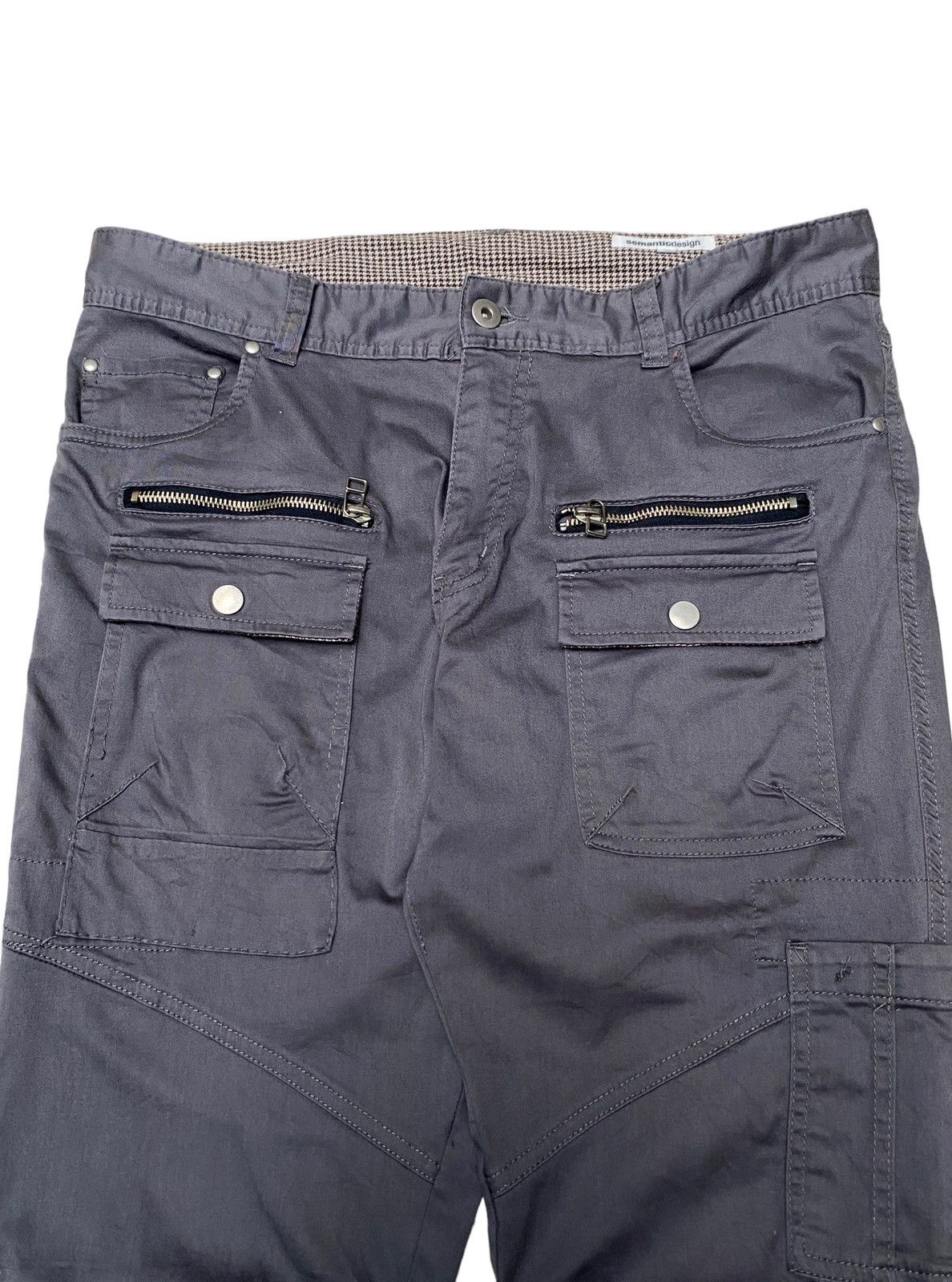 Japanese Brand × Vintage × semanticdesign Vintage Japanese Brand Semantic Design Tactical Pants 1990s Size US 32 / EU 48 - 3 Thumbnail