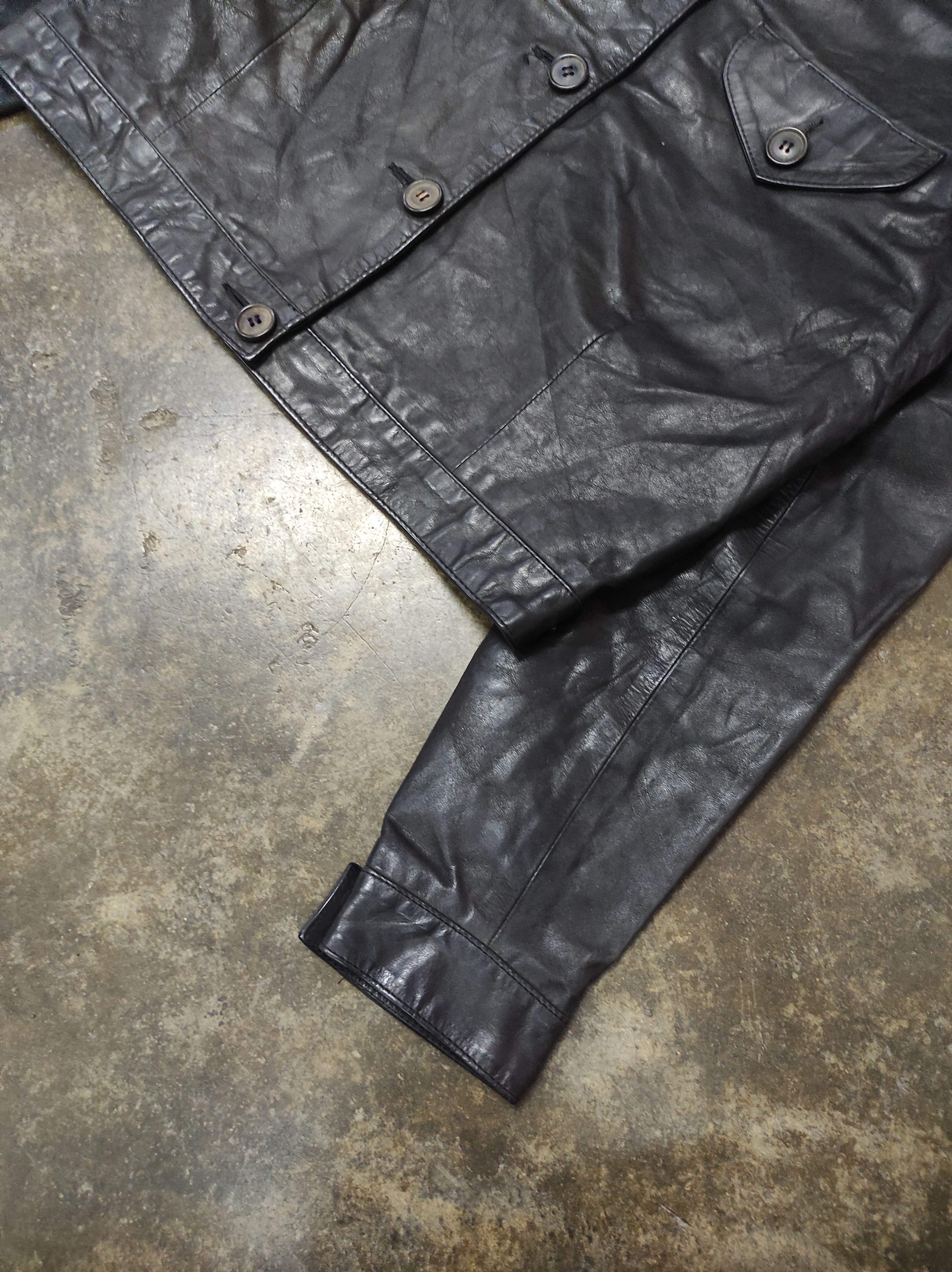 A.P.C. × Genuine Leather × Vintage APC VTG GENUINE LEATHER JACKET SUN FADED Size US M / EU 48-50 / 2 - 5 Thumbnail