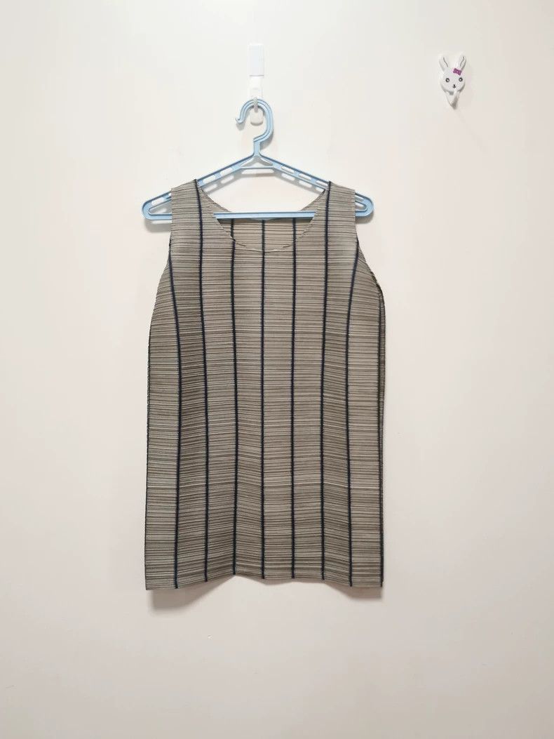 Issey Miyake Issey Miyake Striped Sleeveless Top - dmc Size US M / EU 48-50 / 2 - 1 Thumbnail