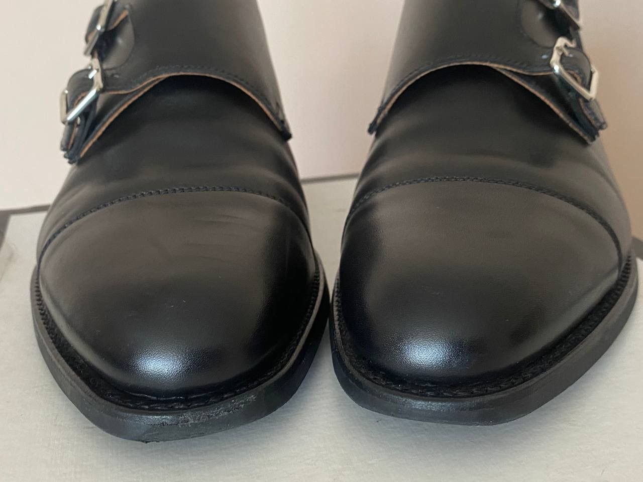 Crockett & Jones Crockett & Jones Lowndes 4 Double Monk Oxford Shoes Size US 7.5 / EU 40-41 - 9 Thumbnail