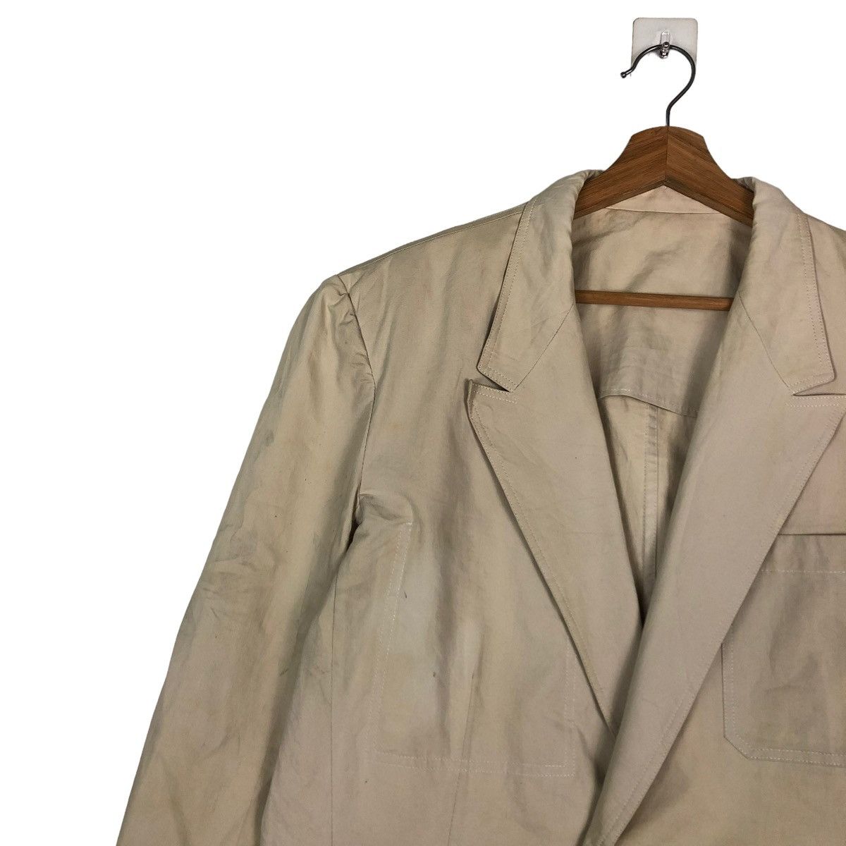 Yohji Yamamoto 🔥VINTAGE Y’S FOR MEN CHORE JACKET DOUBLE BREAST Size US S / EU 44-46 / 1 - 7 Thumbnail