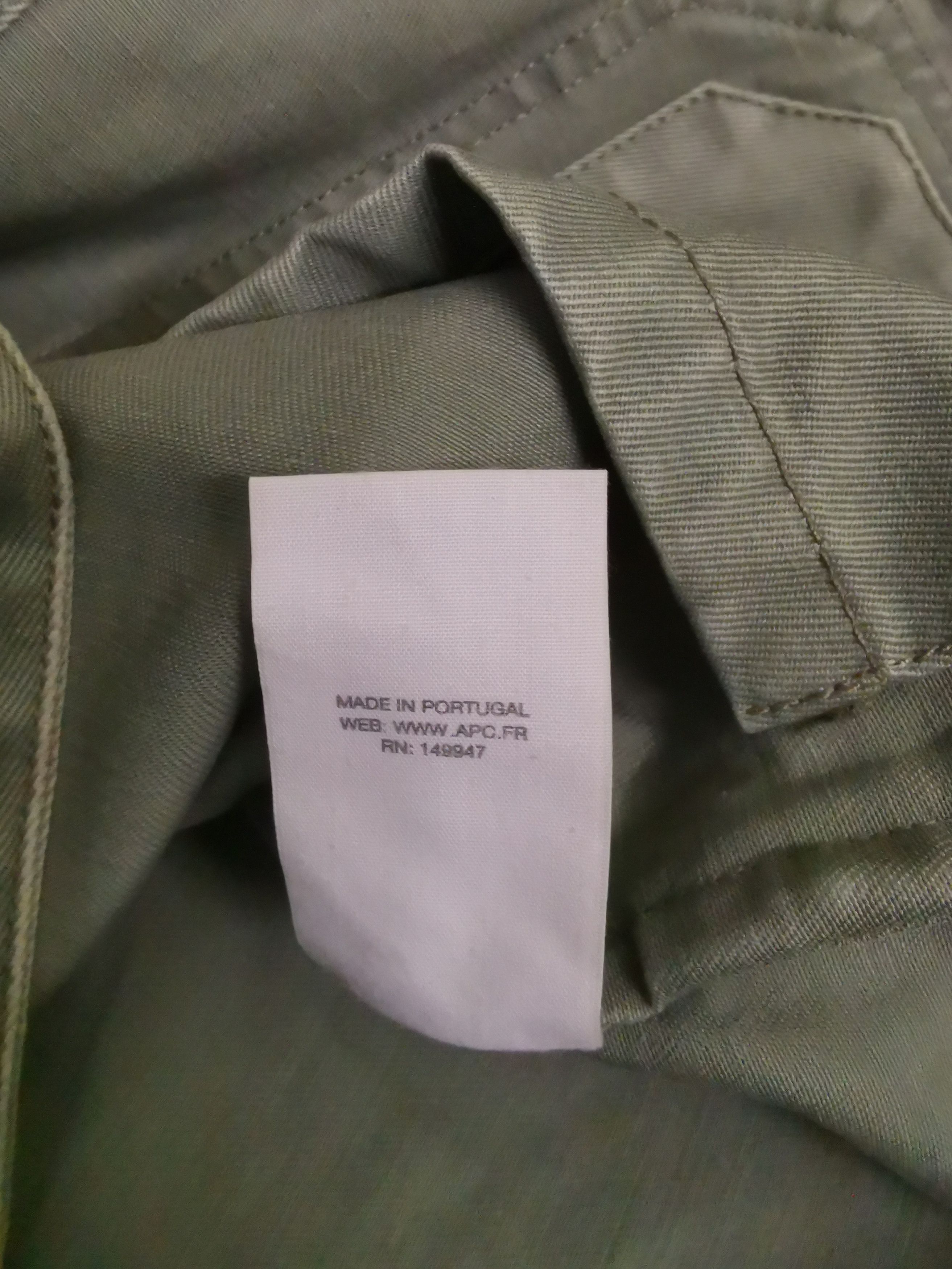 A.P.C. × Vintage 💥Steals💥 Vtg A.P.C. Faded Army Military Rare Jacket Size US S / EU 44-46 / 1 - 9 Thumbnail