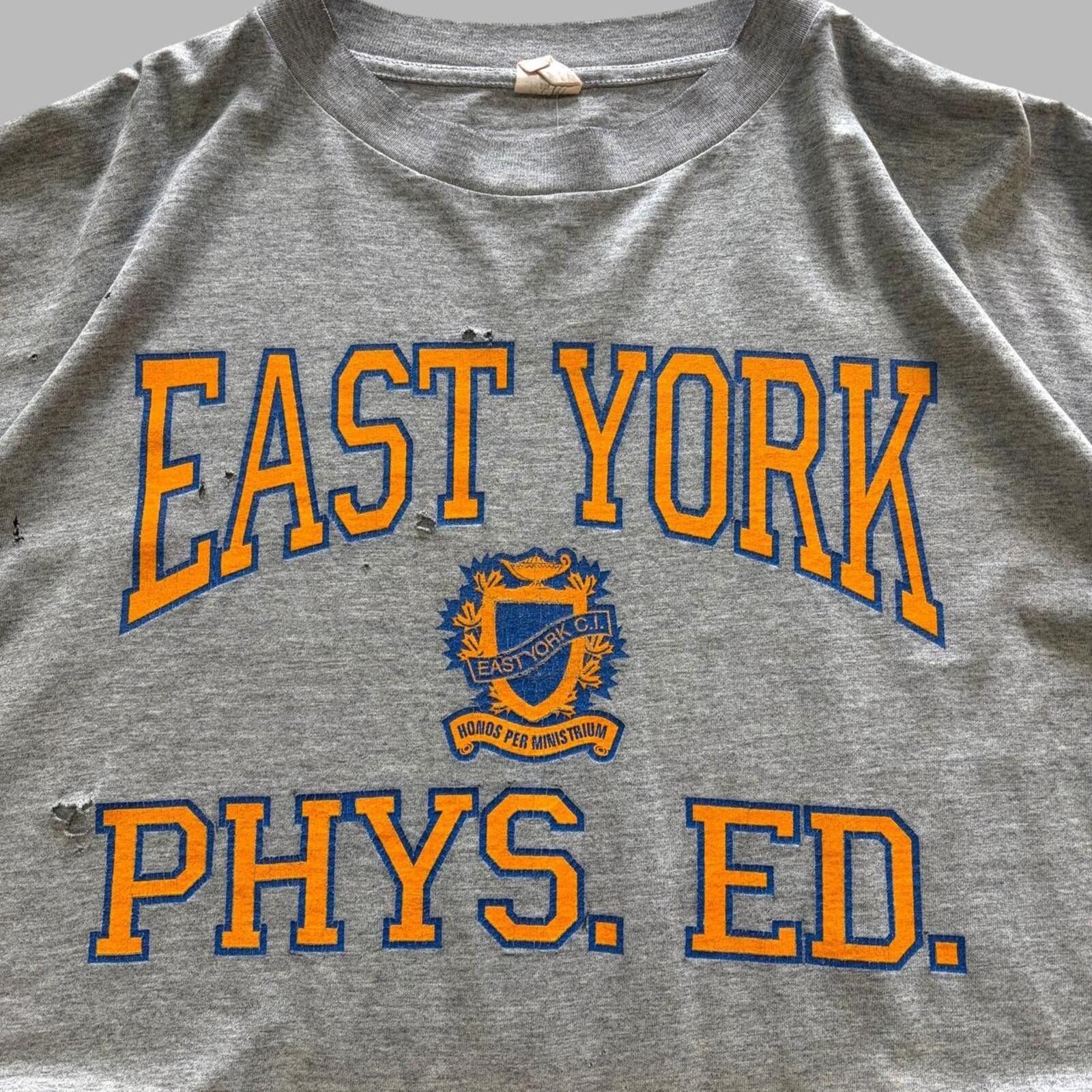 Starter 90s Distressed Starter East York PHYS.ED. Tee Size US XL / EU 56 / 4 - 2 Thumbnail