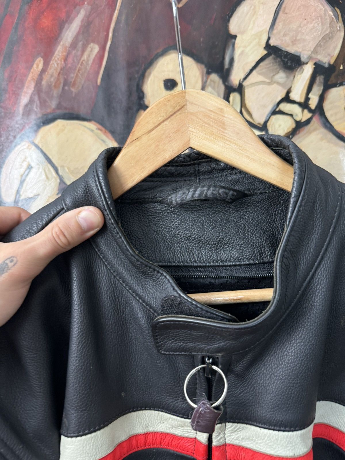 Dainese Vintage Dainese Leather Biker Moto Racing Jacket Streetwear Size US L / EU 52-54 / 3 - 6 Thumbnail
