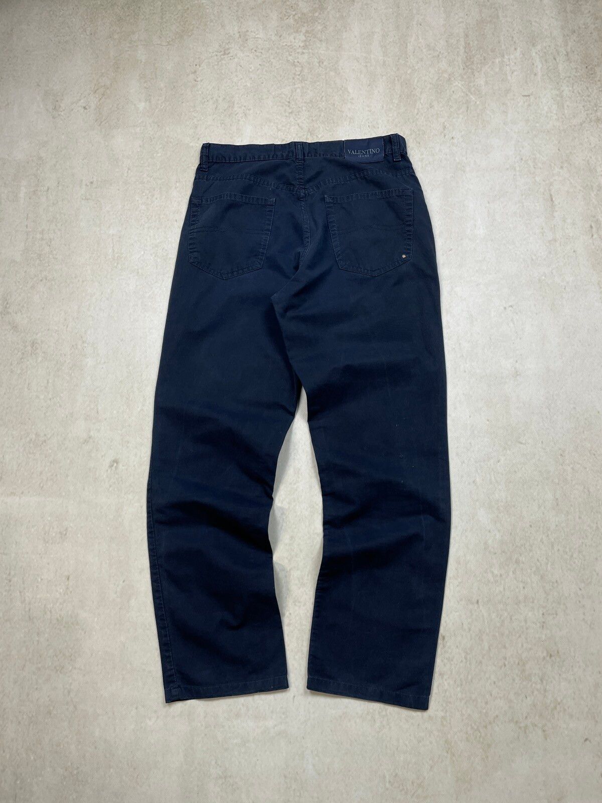 Pre-owned Valentino Cool  Jeans Casul Pants 03749611 In Navy