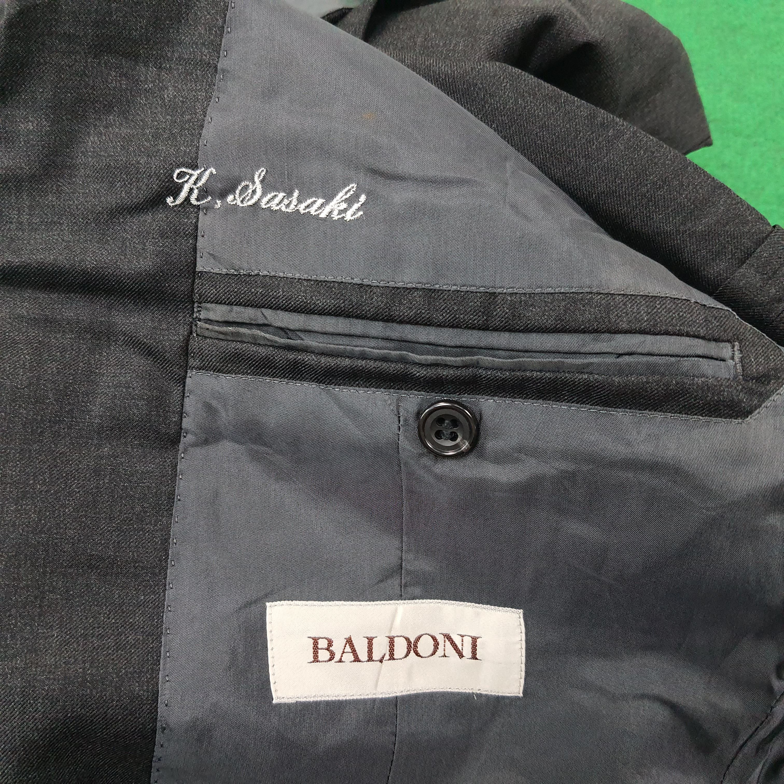 Designer Vintage BALDONI Loro Piana Blazer C231N7 Size US M / EU 48-50 / 2 - 6 Thumbnail