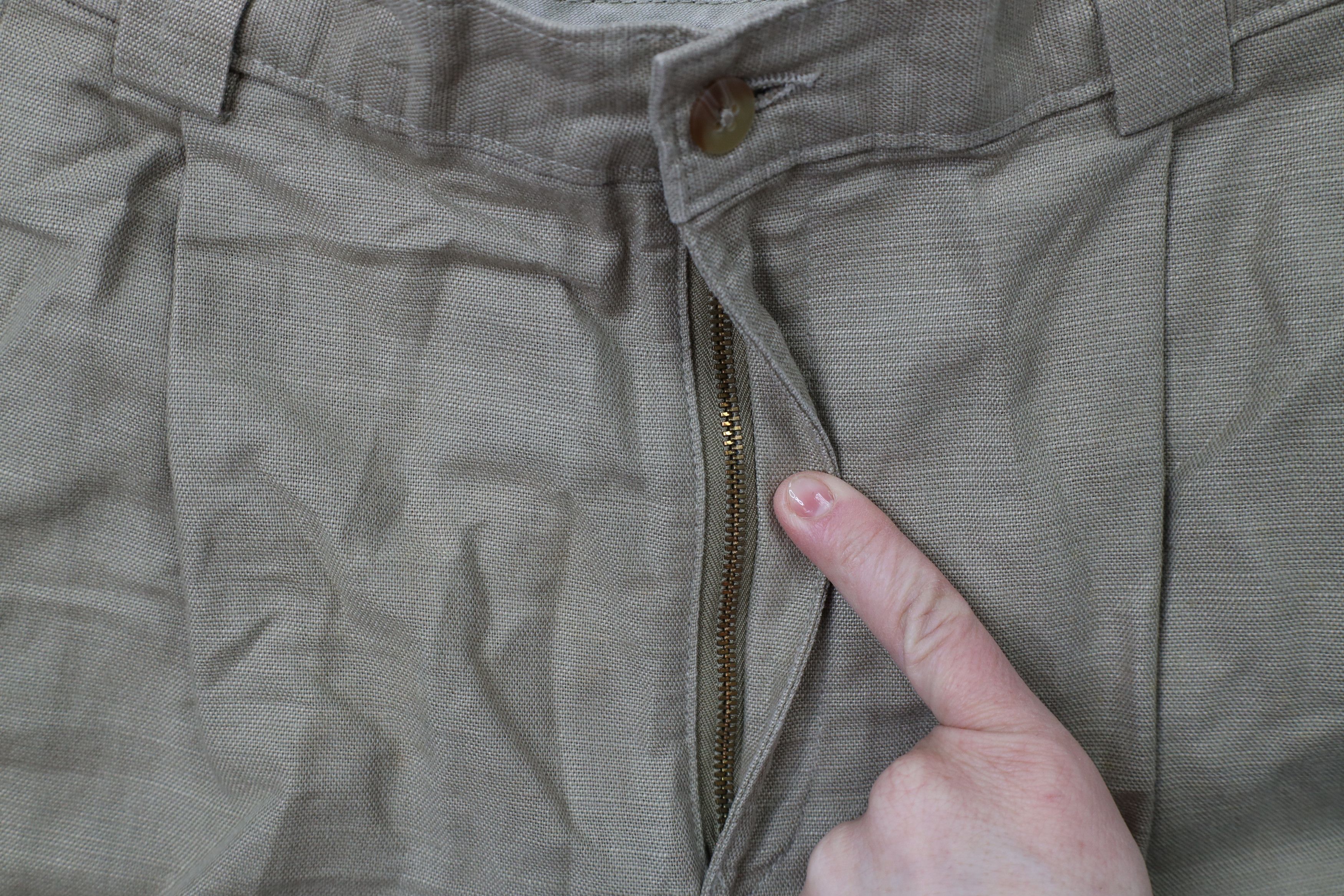 Vintage Vintage 90s Streetwear Pleated Cuffed Chino Pants Brown Size US 32 / EU 48 - 6 Thumbnail