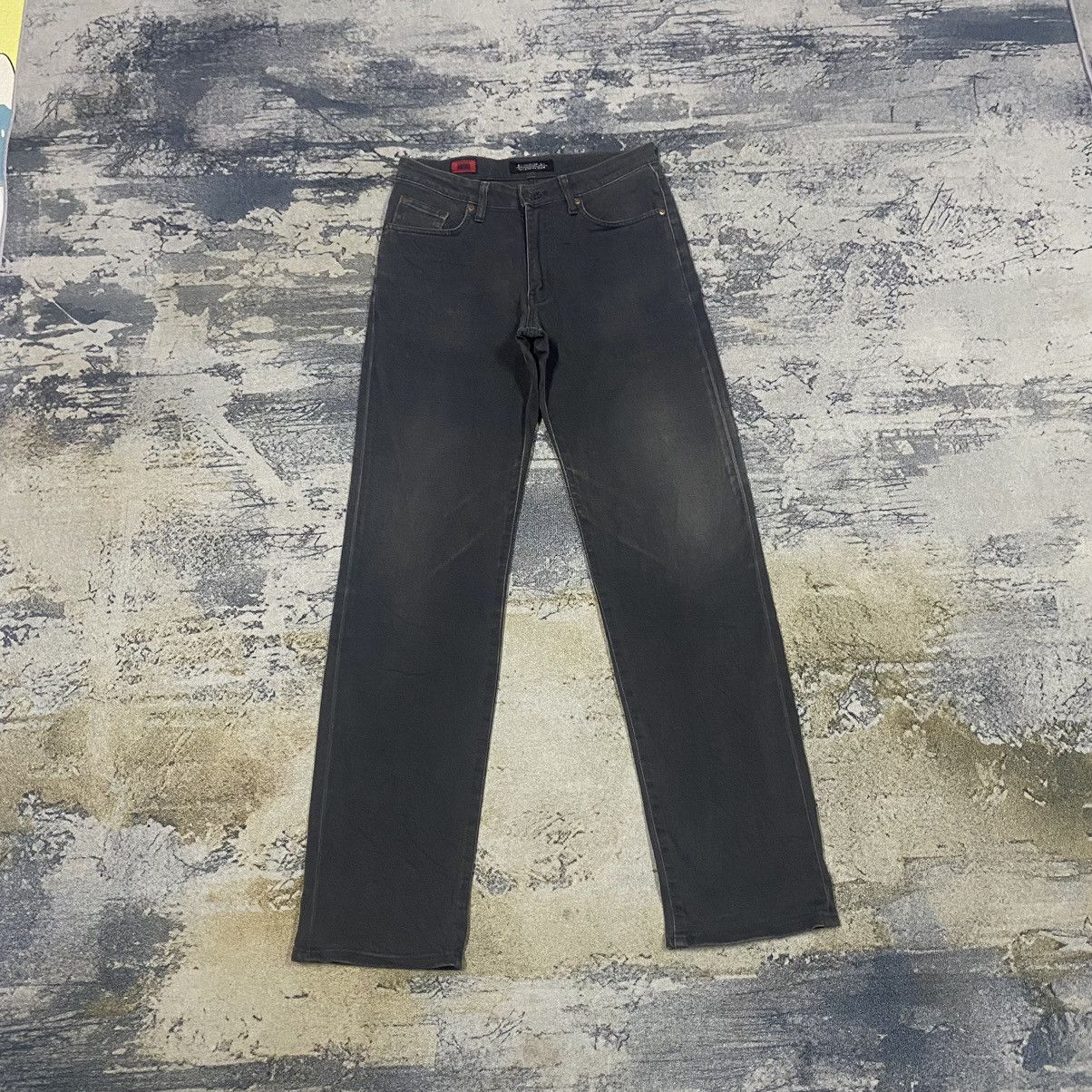 Vintage Vintage Japanese Edwin 503 13oz Faded Black Flex Denim Jeans Size US 29 - 1 Thumbnail