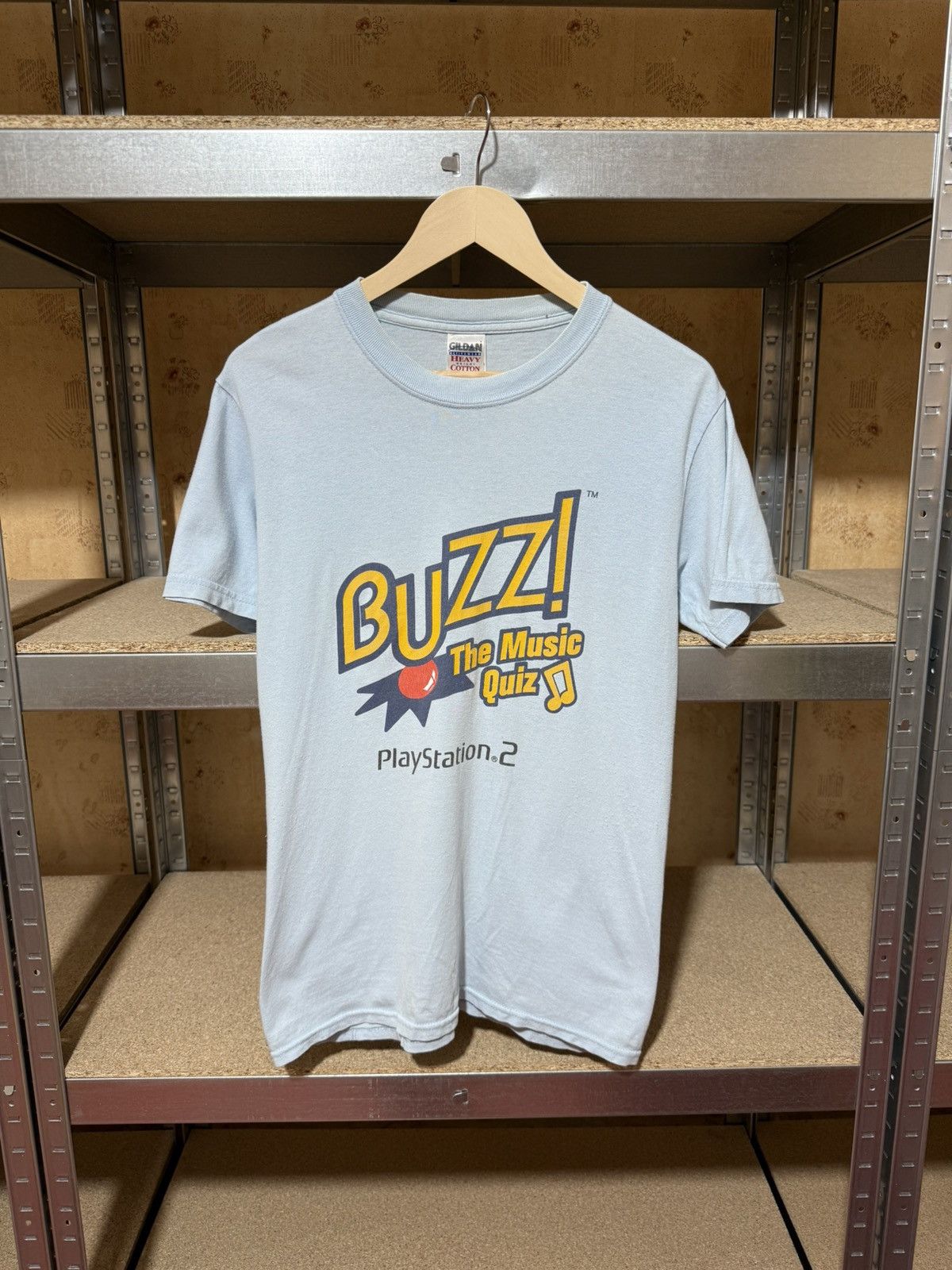 Microsoft Vintage 2000’s Buzz! The Music Quiz PlayStation 2 T-Shirt Size US S / EU 44-46 / 1 - 1 Thumbnail