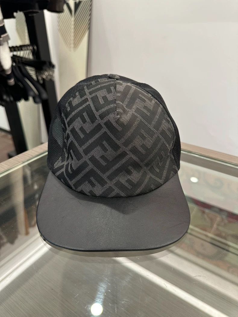 Fendi Fendi classic double F black baseball cap-2508 Size ONE SIZE - 2 Thumbnail