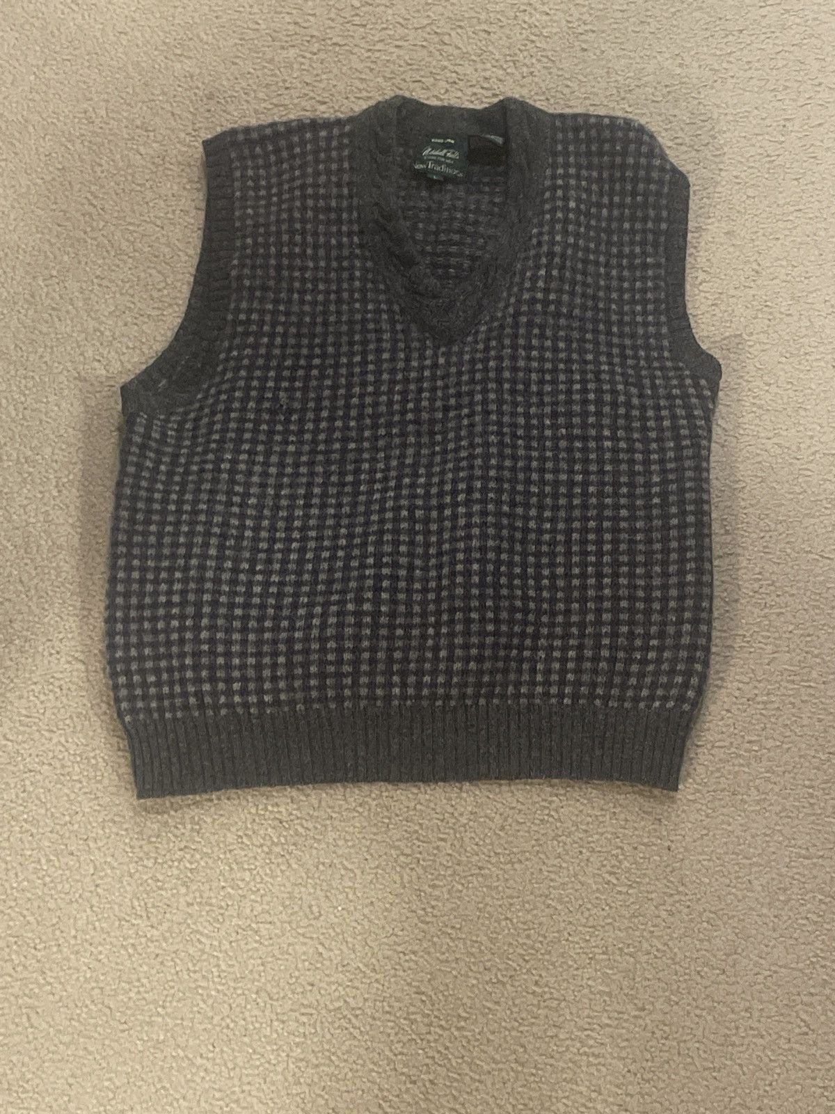 Vintage Vintage 100% Wool Sweater Size US L / EU 52-54 / 3 - 1 Thumbnail