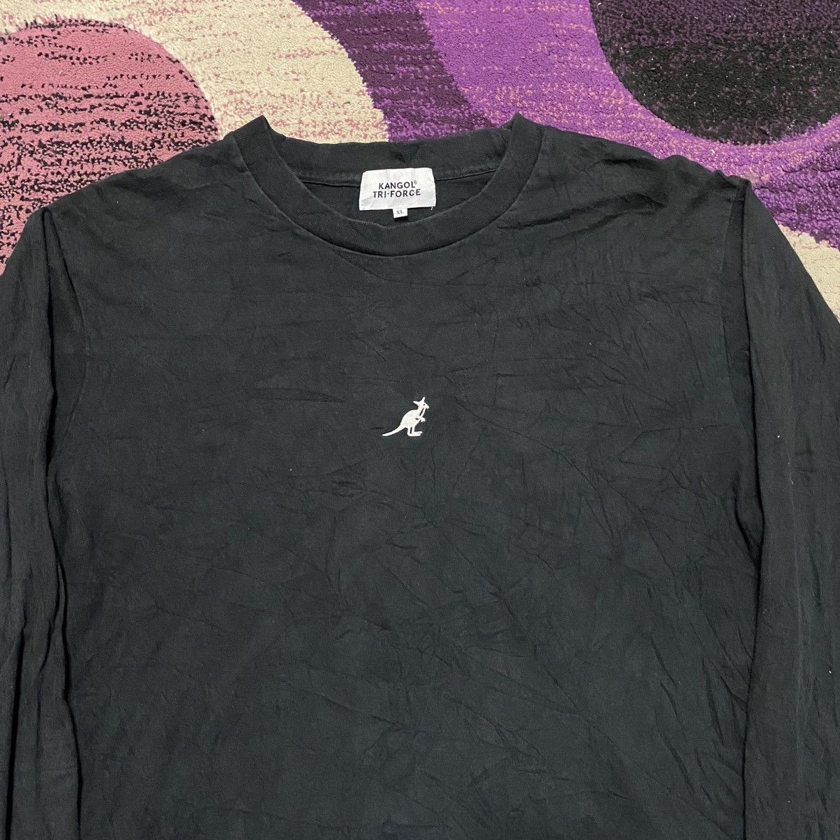 Kangol × Vintage Vintage Kangol Tri-Force Center Logo Tshirt Size US XL / EU 56 / 4 - 3 Thumbnail