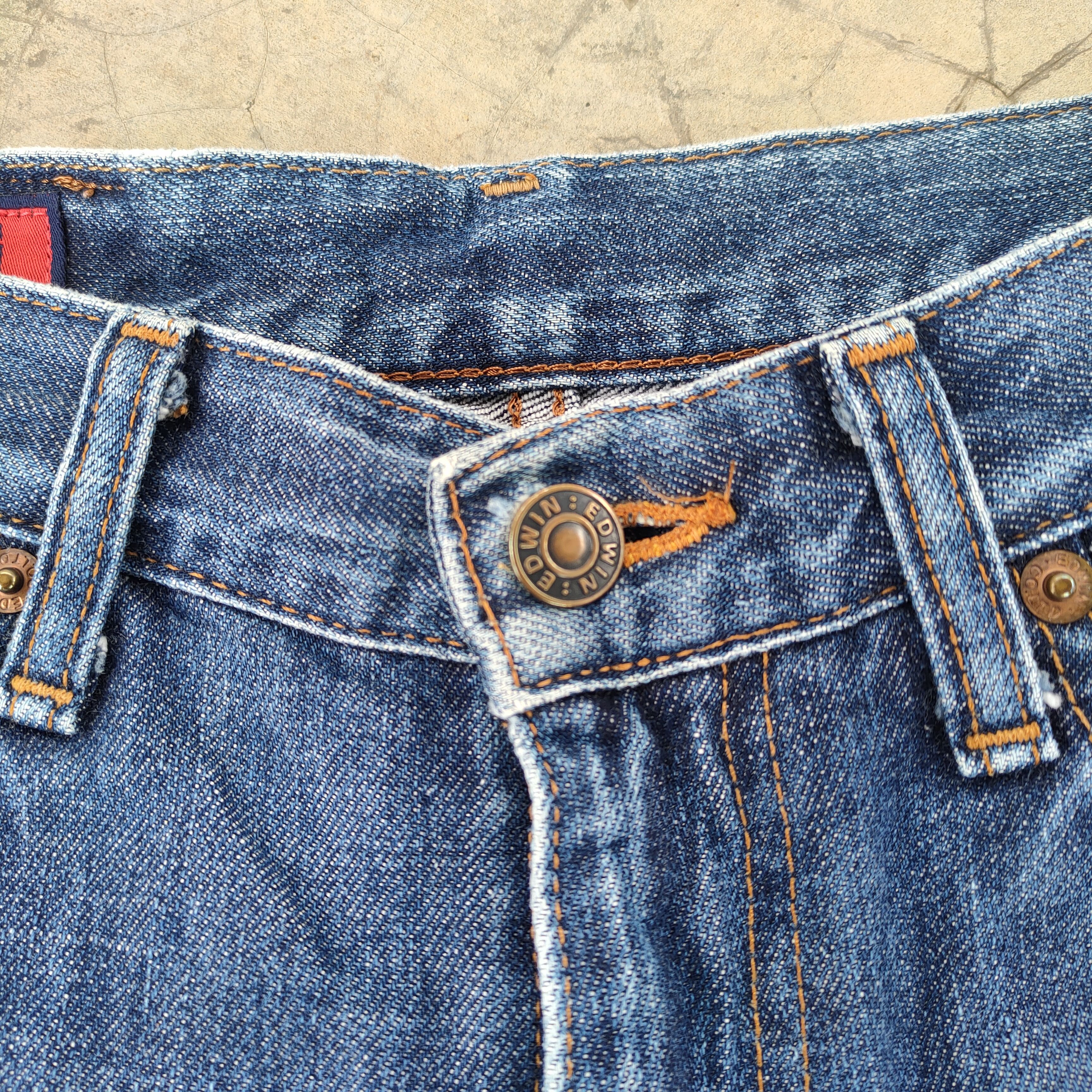 Edwin VINTAGE EDWIN 503 DISTRESSED JEANS DENIM PANTS Size US 28 / EU 44 - 5 Thumbnail