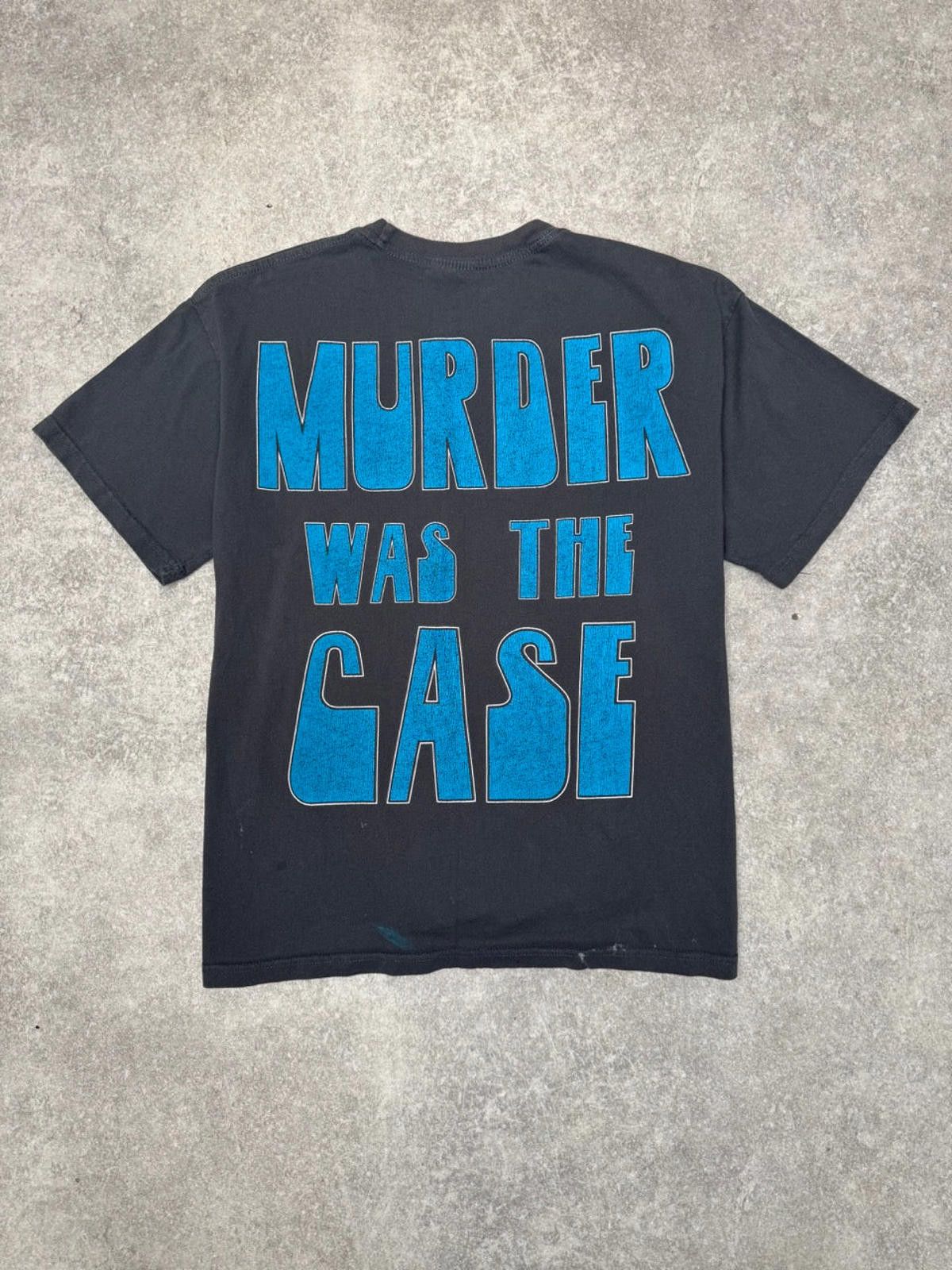 Designer 00s Snoop Dogg 'Murder was the Case' Graphic Tee Size ONE SIZE - 4 Thumbnail