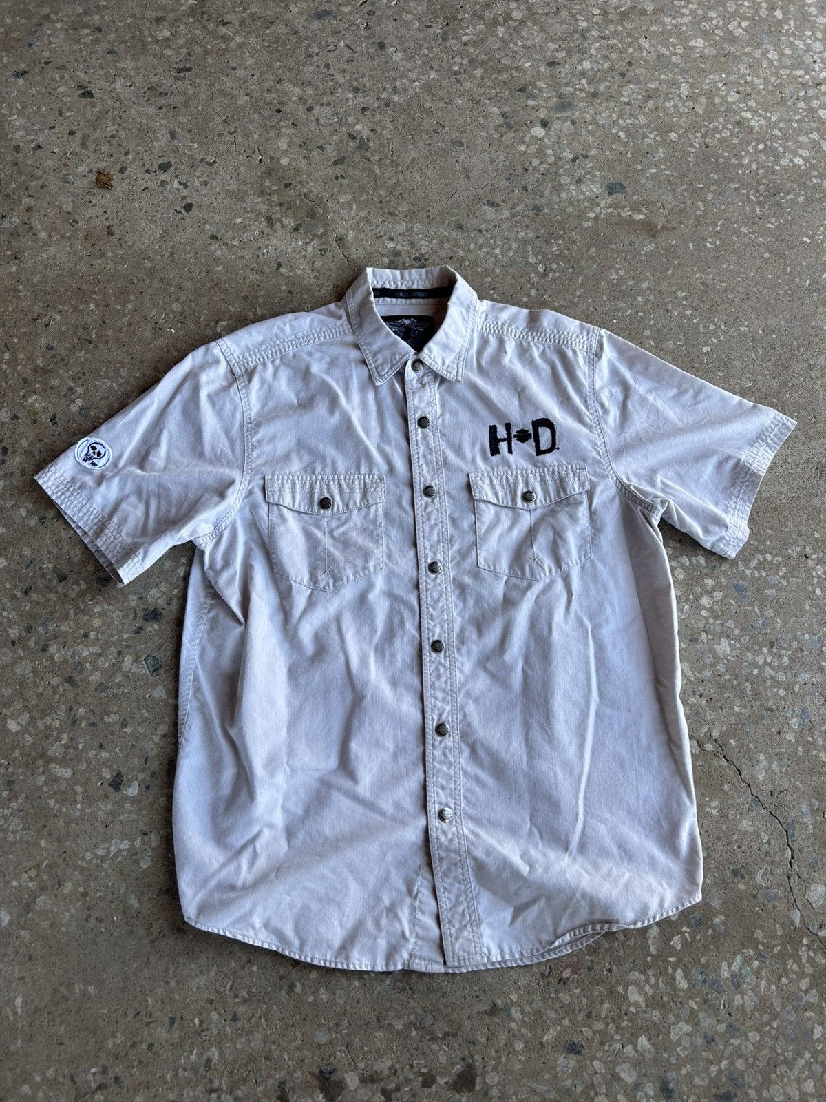 Harley Davidson Vintage Harley button up Size US L / EU 52-54 / 3 - 2 Thumbnail