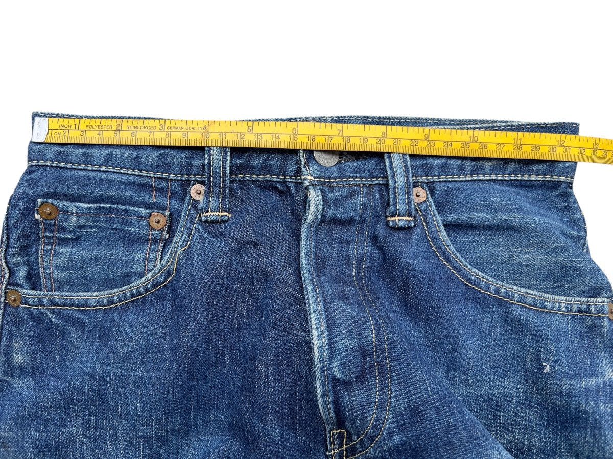Vintage Full Count Selvedge Distressed Denim Jeans 25x29