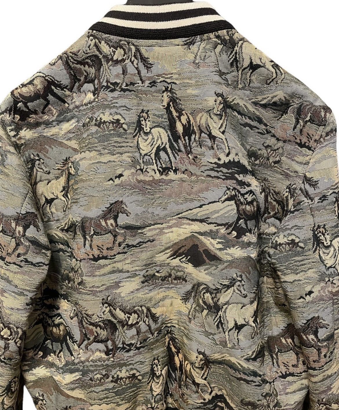 Celine 🔥Brand New🔥Horse Print Bomber Jacket Size US M / EU 48-50 / 2 - 6 Thumbnail