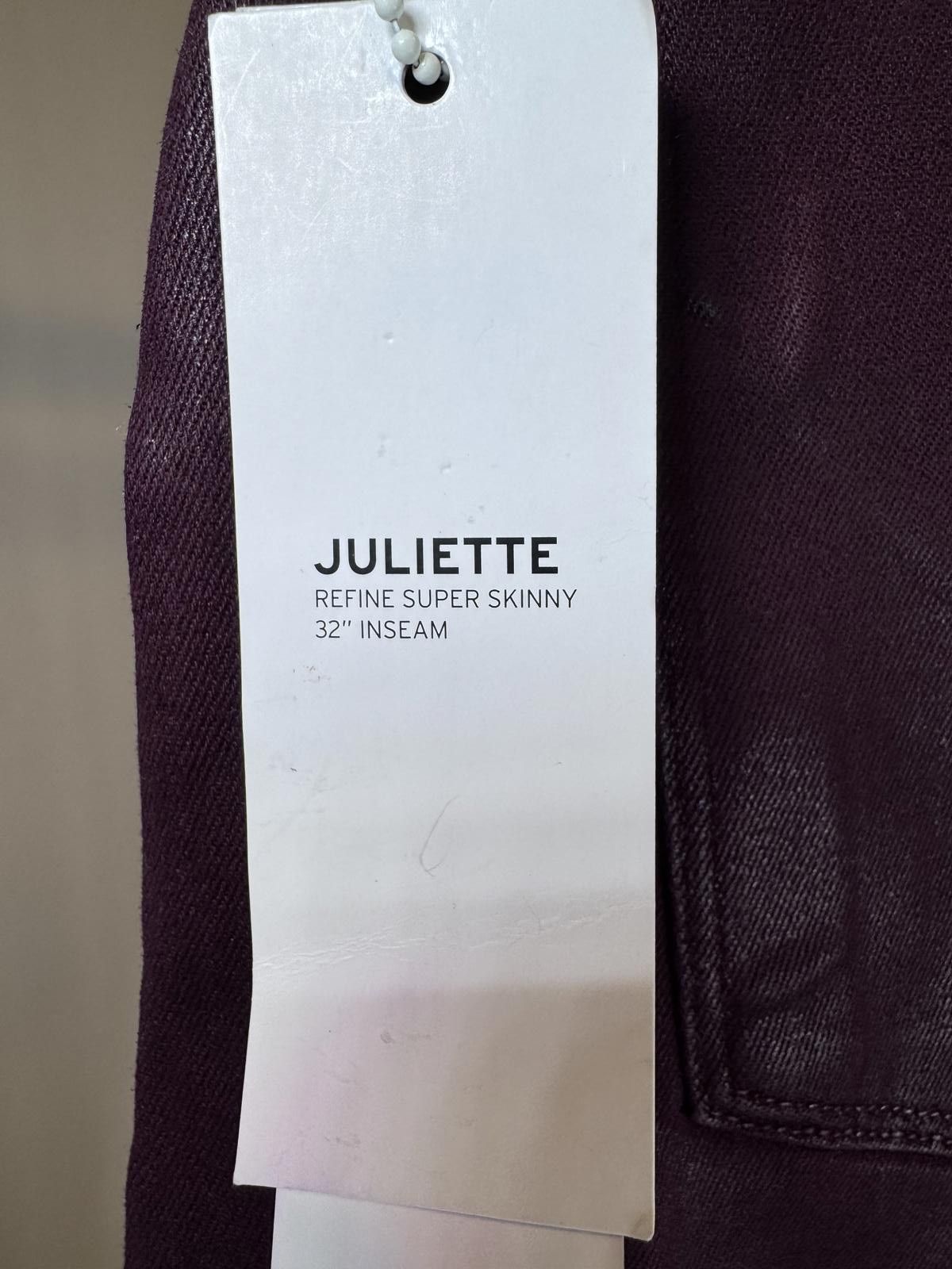 Designer Hudson Women's Plum Skinny Jeans Size 32" / US 10 / IT 46 - 6 Thumbnail
