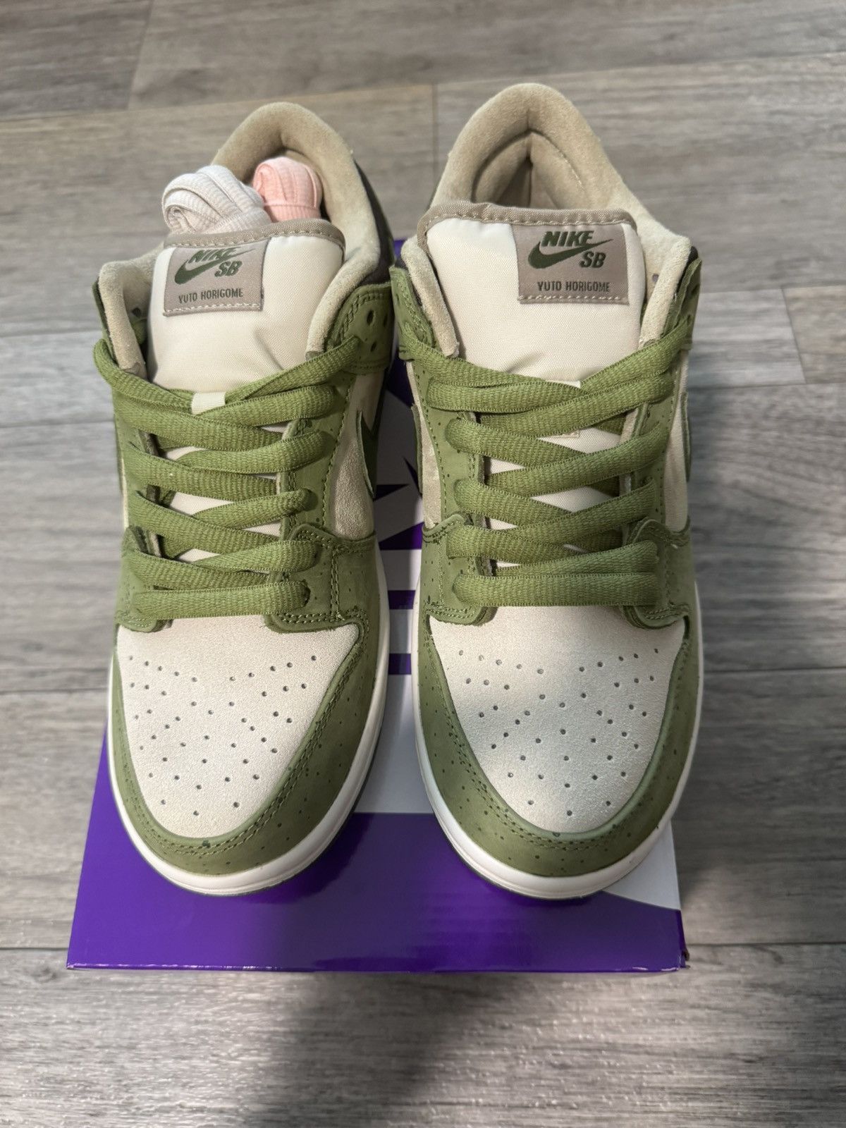 Nike Nike SB Dunk Low Yuto Horigome Matcha Size US 11.5 / EU 44-45 - 3 Thumbnail