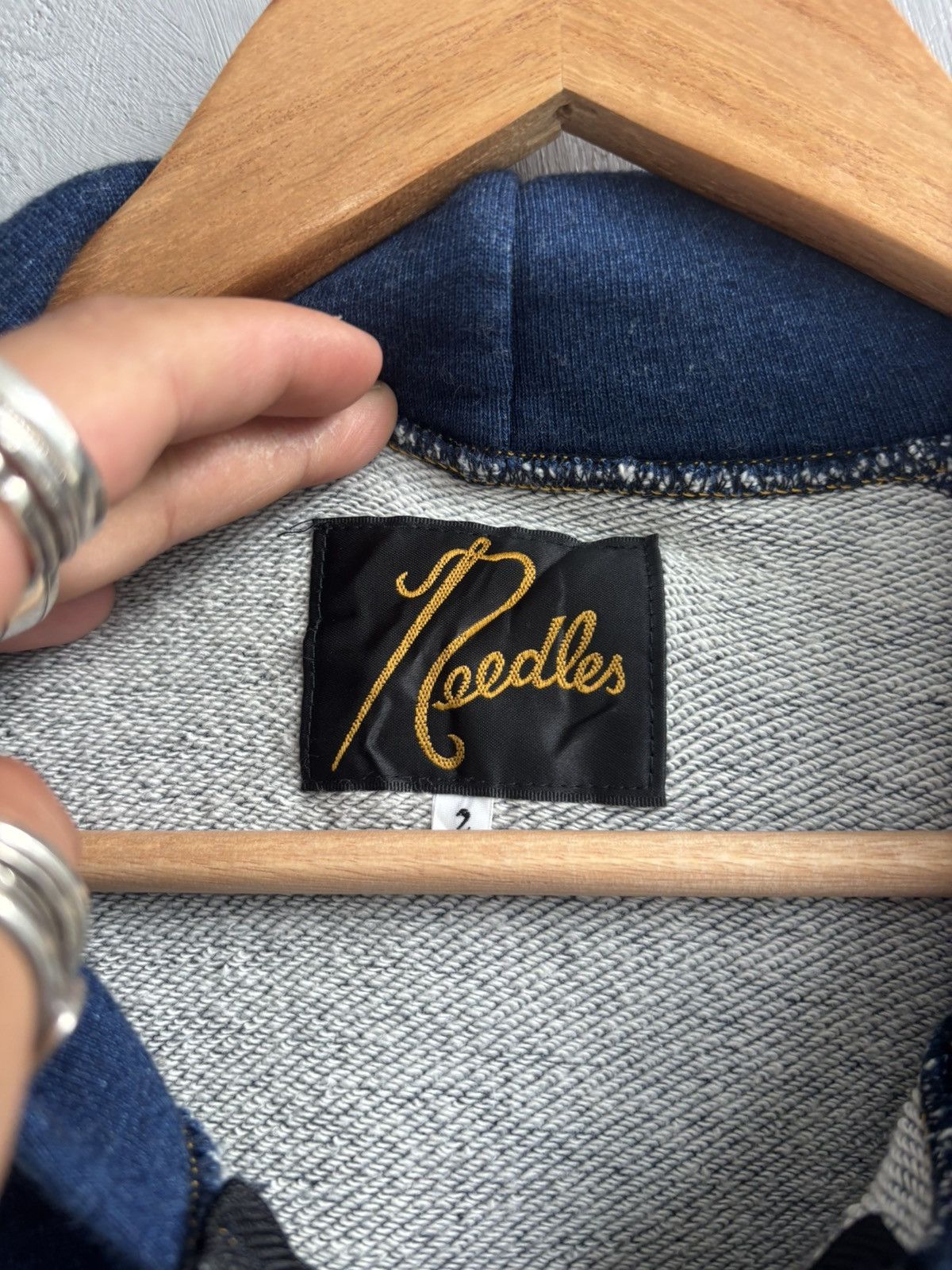 Needles Needles soft cotton double zip hoodie Size US S / EU 44-46 / 1 - 7 Thumbnail