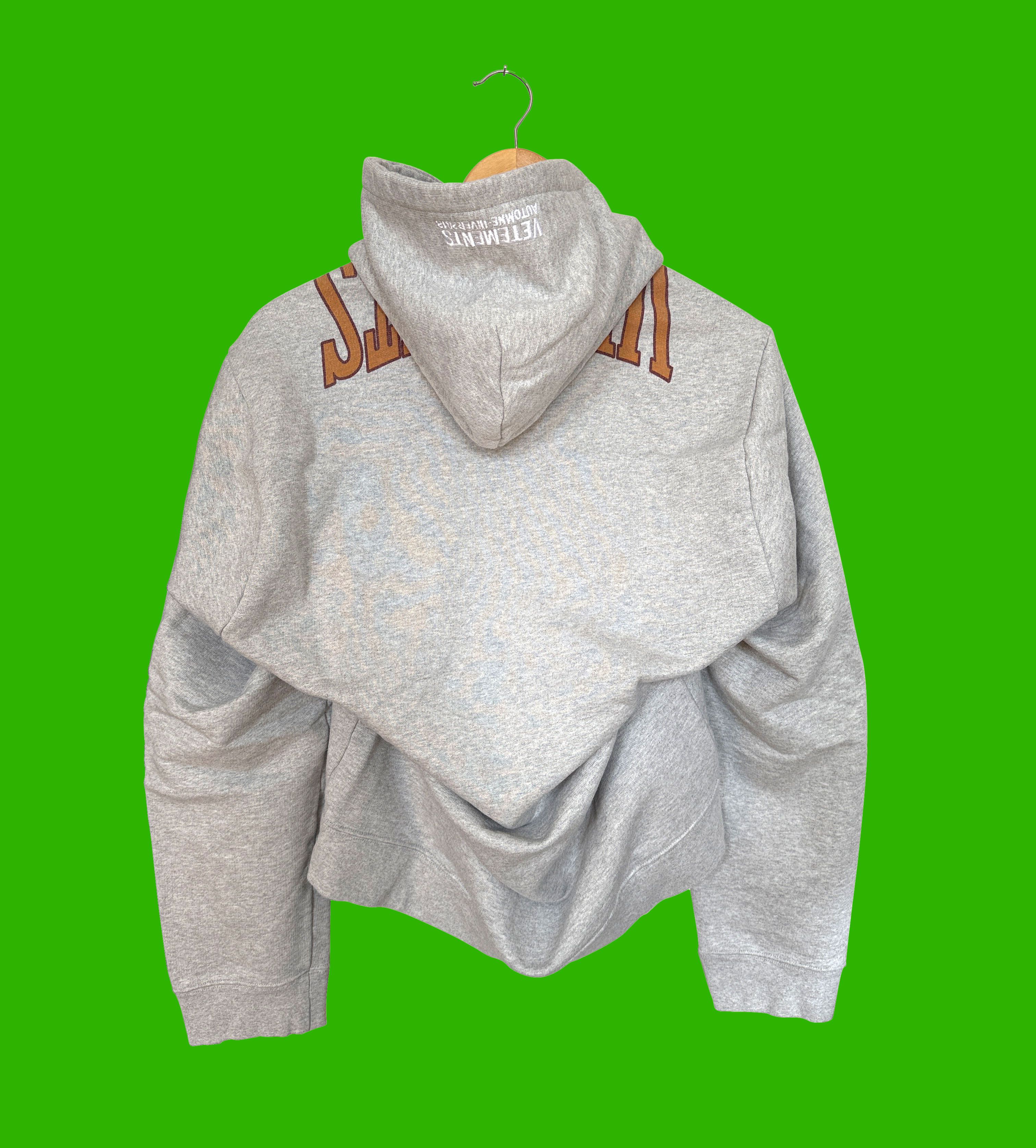 Vetements Vetements Misplaced Logo Hoodie XS Size XS / US 0-2 / IT 36-38 - 2 Thumbnail
