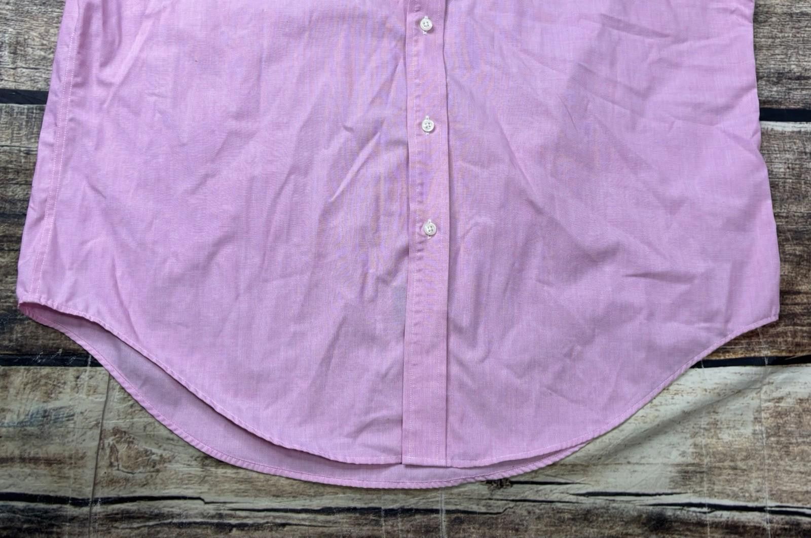Lauren Ralph Lauren Lauren Ralph Lauren Dress Shirt Mens 17 34/35 Non Iron Size 48R - 5 Thumbnail