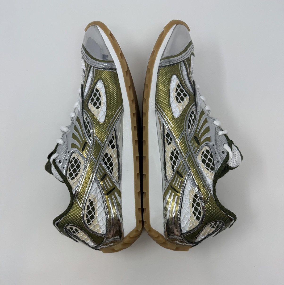 Bottega Veneta Bottega Veneta Orbit Sneaker Mud/White Size US 10 / EU 43 - 4 Thumbnail