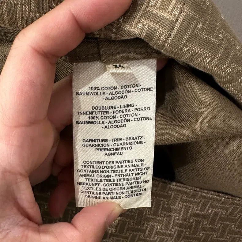 Hermes Hermes 24 Early Spring Dark Patterned H Belted Short Coat Size XXS / US 00 / IT 34 - 4 Thumbnail