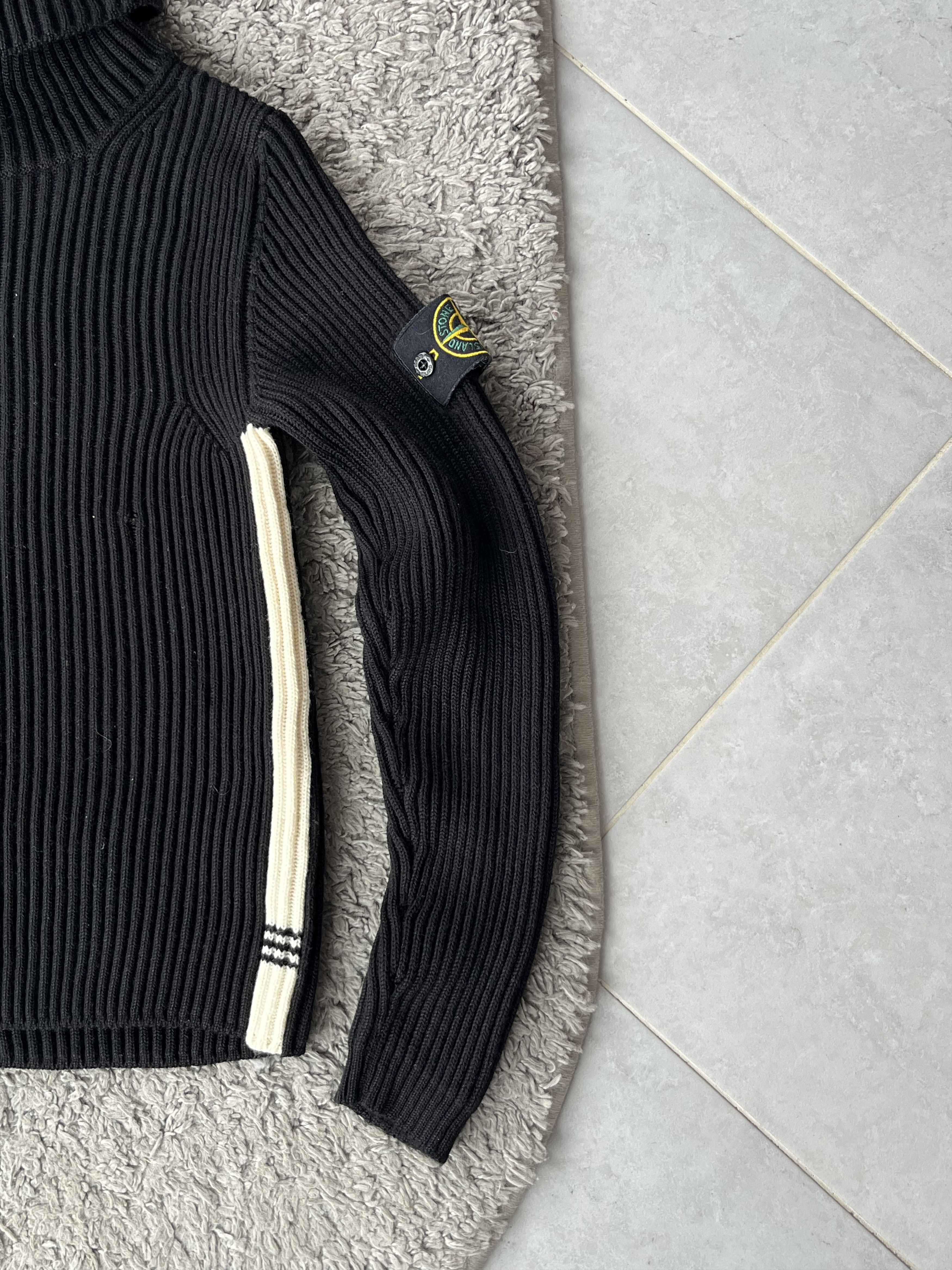 Stone Island STONE ISLAND Vintage Elastic Sweater 100% Wool MADE IN ITALY Size US S / EU 44-46 / 1 - 4 Thumbnail