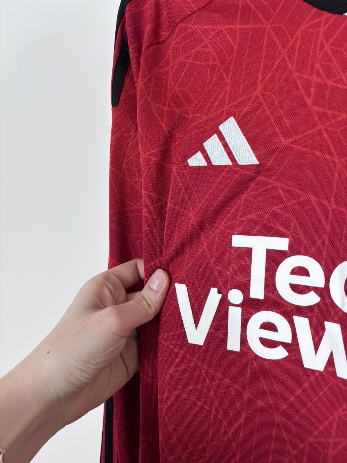 Adidas Adidas Manchester United 2023/24 Garnacho Long Sleeve Jersey Size US L / EU 52-54 / 3 - 9 Thumbnail