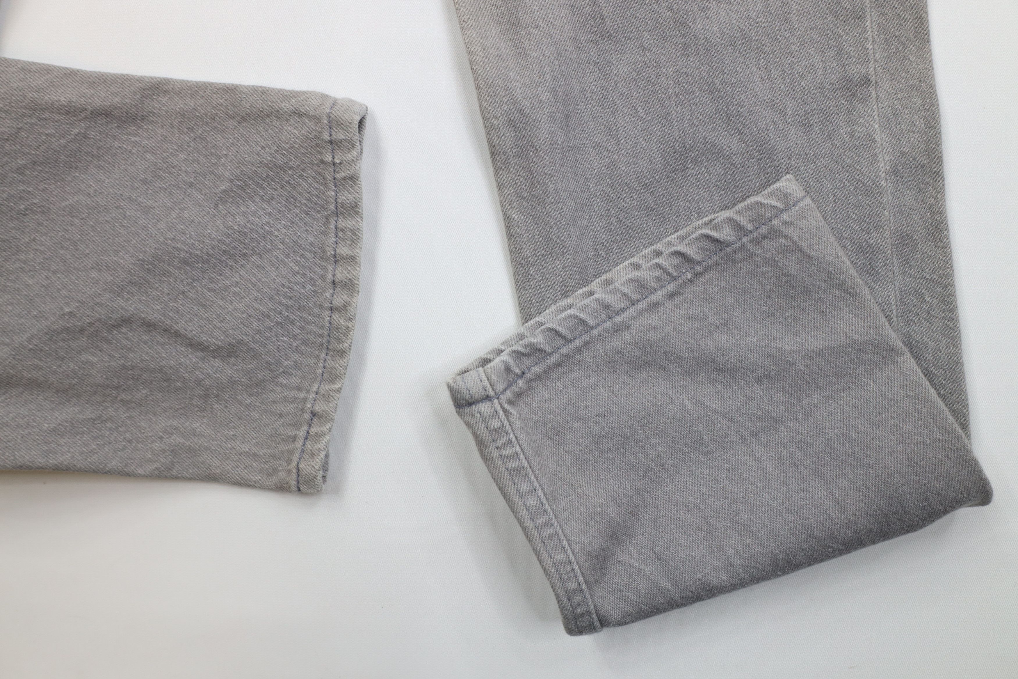 Levi's Vintage 80s Levis 40509 Straight Leg Denim Jeans Gray USA Size US 32 / EU 48 - 7 Thumbnail