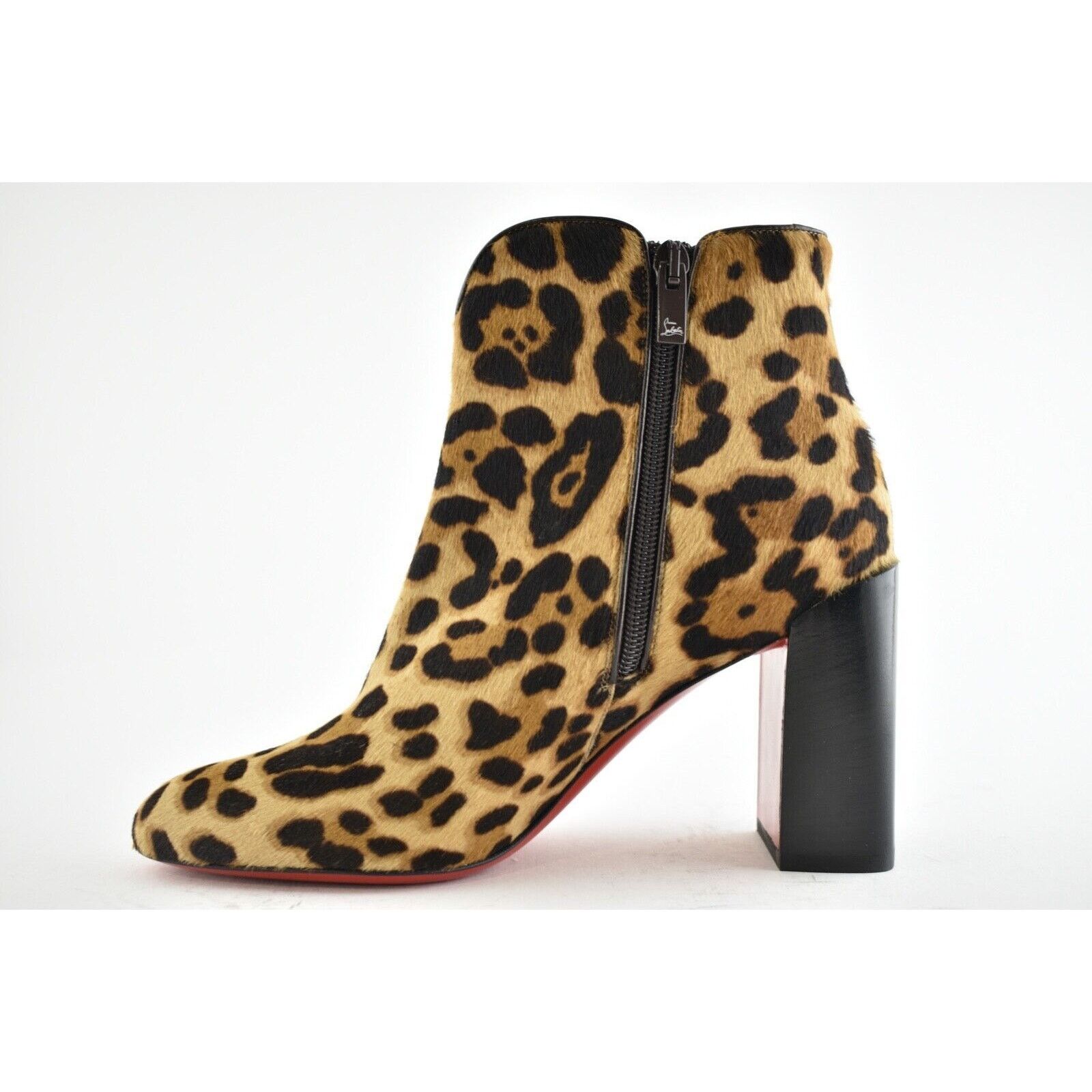 Christian Louboutin Christian Louboutin Castarika 85 Pony Leopard Black Ankle Size US 10.5 / IT 40.5 - 8 Thumbnail