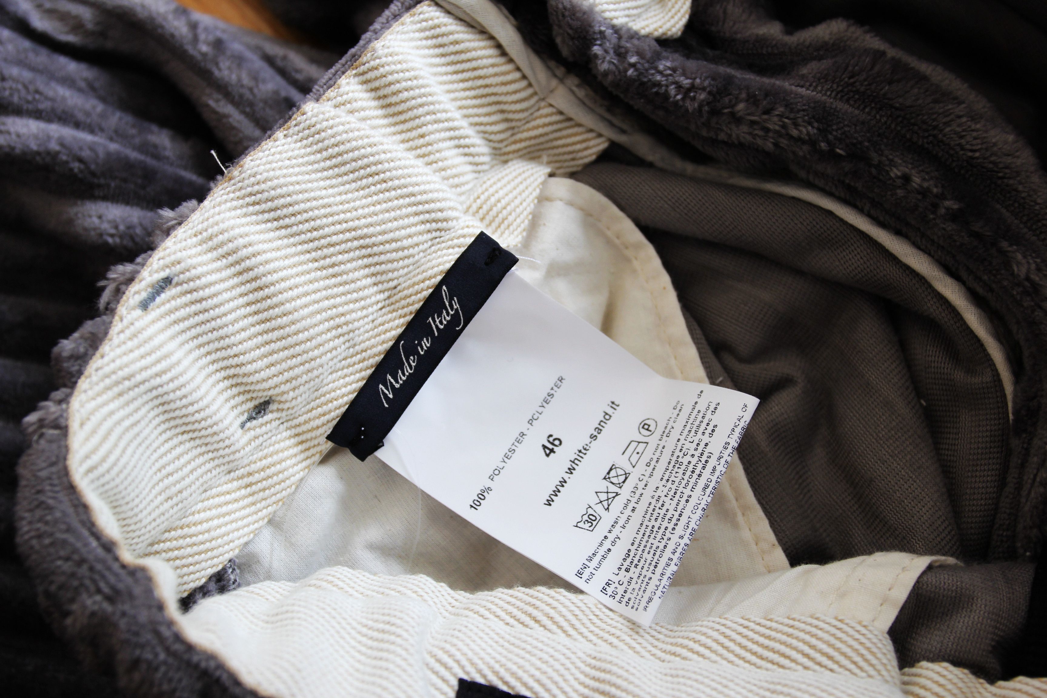 Other BNWT AW24 WHITESAND PLUSH RIBBED PANTS 46 Size US 30 / EU 46 - 10 Thumbnail