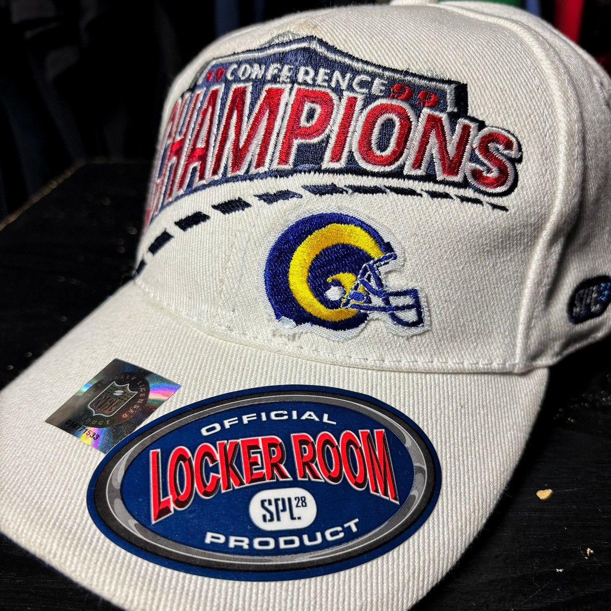 NFL 1999 NFL St. Louis Rams Western Division Conference Hat Size ONE SIZE - 4 Thumbnail