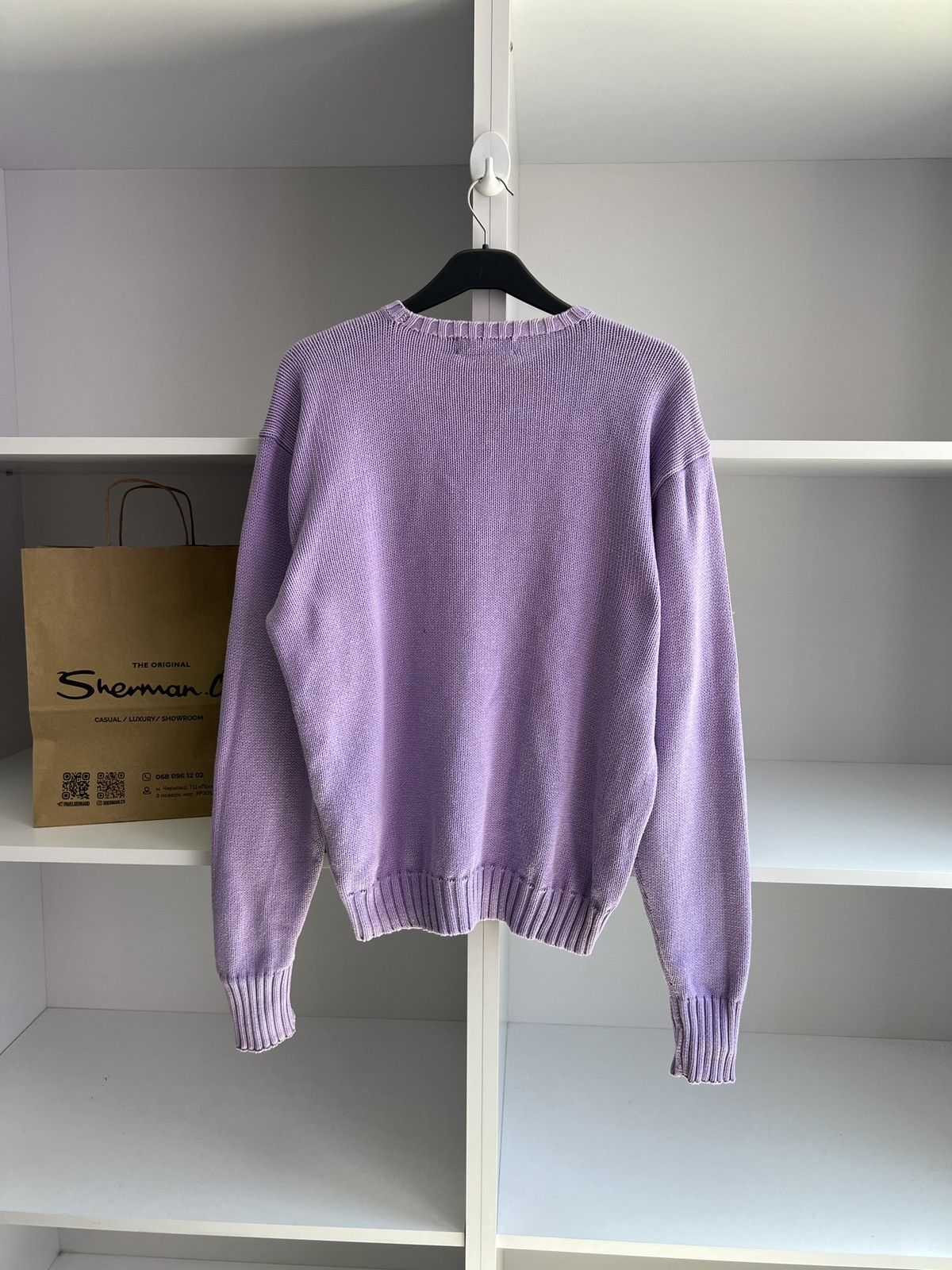 Polo Ralph Lauren × Vintage Vintage Polo Ralph Lauren Heavy Knitted Women’s sweater Size M / US 6-8 / IT 42-44 - 8 Thumbnail