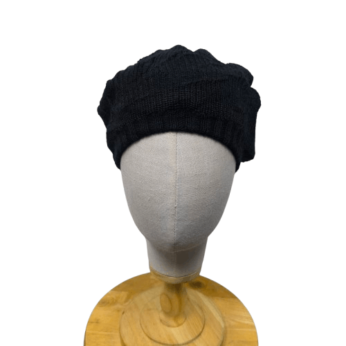 RUDE GALLERY 🎙️Rude gallery japan 'the rocks' black knit beret hat Size ONE SIZE - 1 Thumbnail