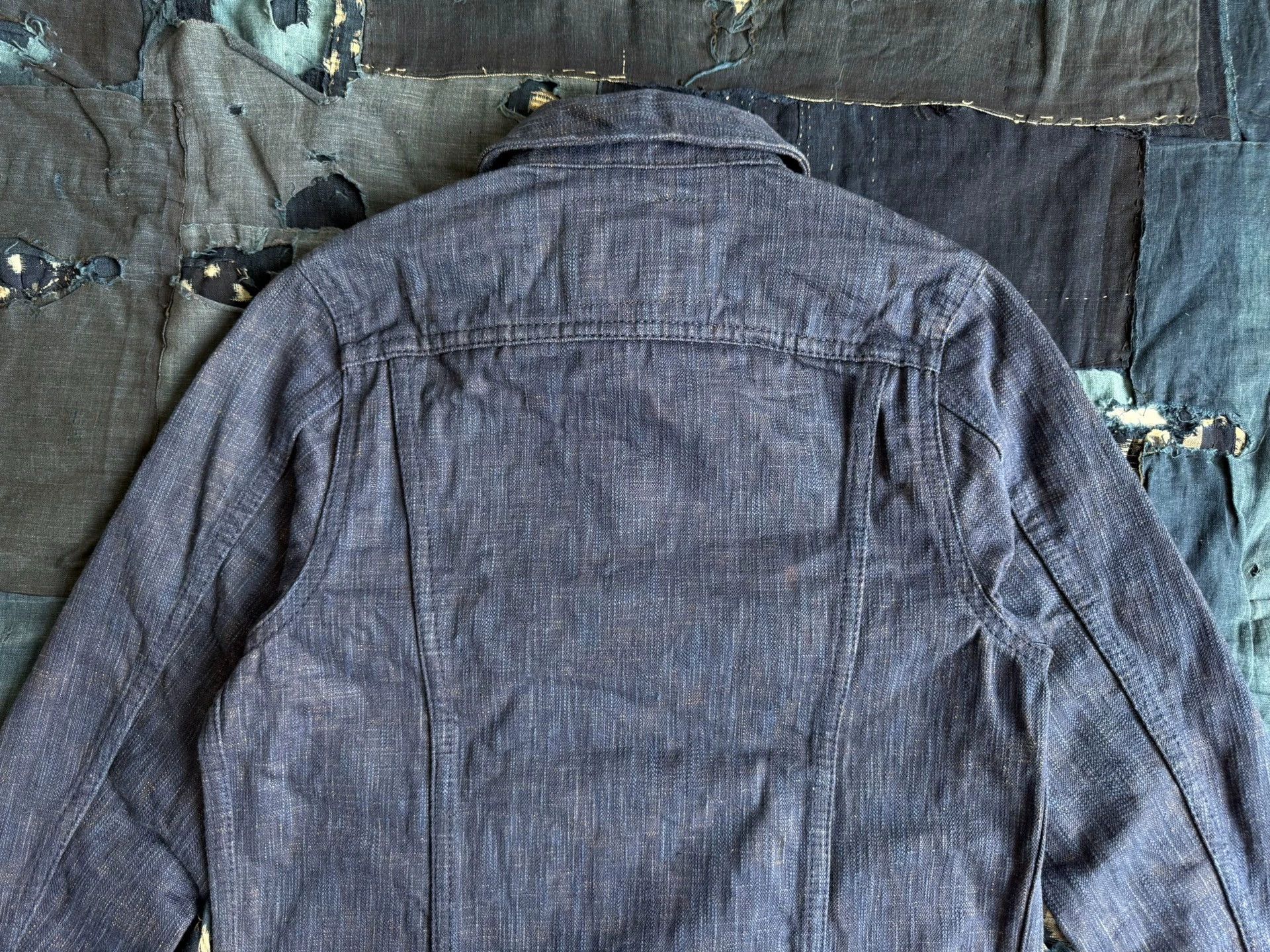 Pure Blue Japan Pure Blue Japan Natural Indigo Persimmon Dye Jacket Size US M / EU 48-50 / 2 - 5 Thumbnail