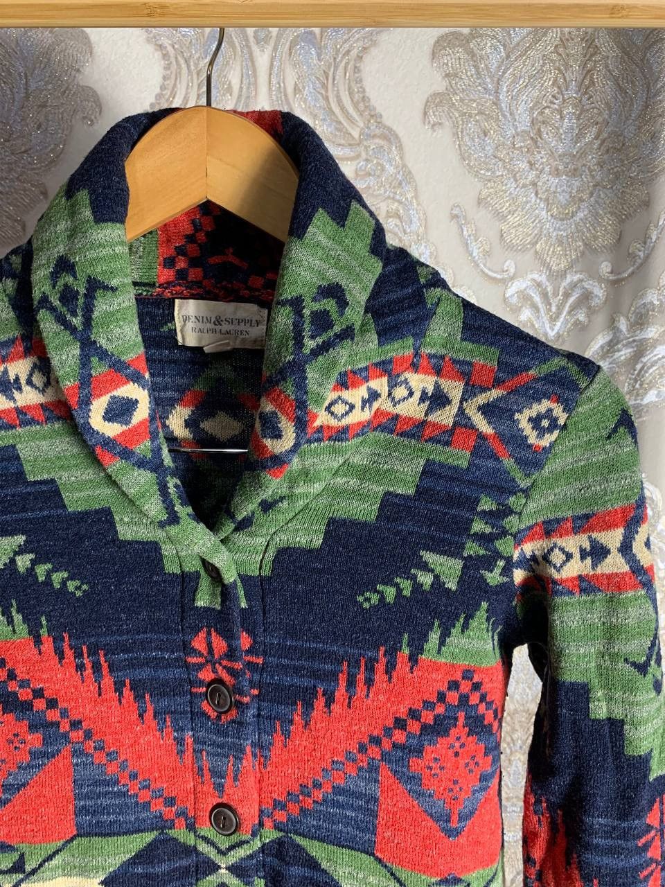 Polo Ralph Lauren VERY RARE DENIM & SUPLLY RALPH LAUREN CARDIGAN DESIGNER 90s Size XS / US 0-2 / IT 36-38 - 3 Thumbnail