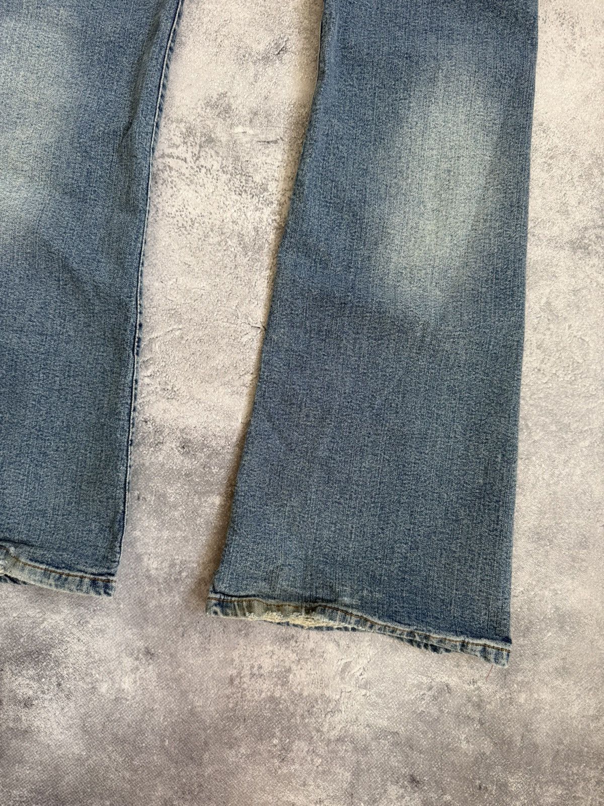 Miss Sixty Miss Sixty Flared Jeans Low Rise Avant Garde Denim Pants Y2K Size 31" - 8 Thumbnail