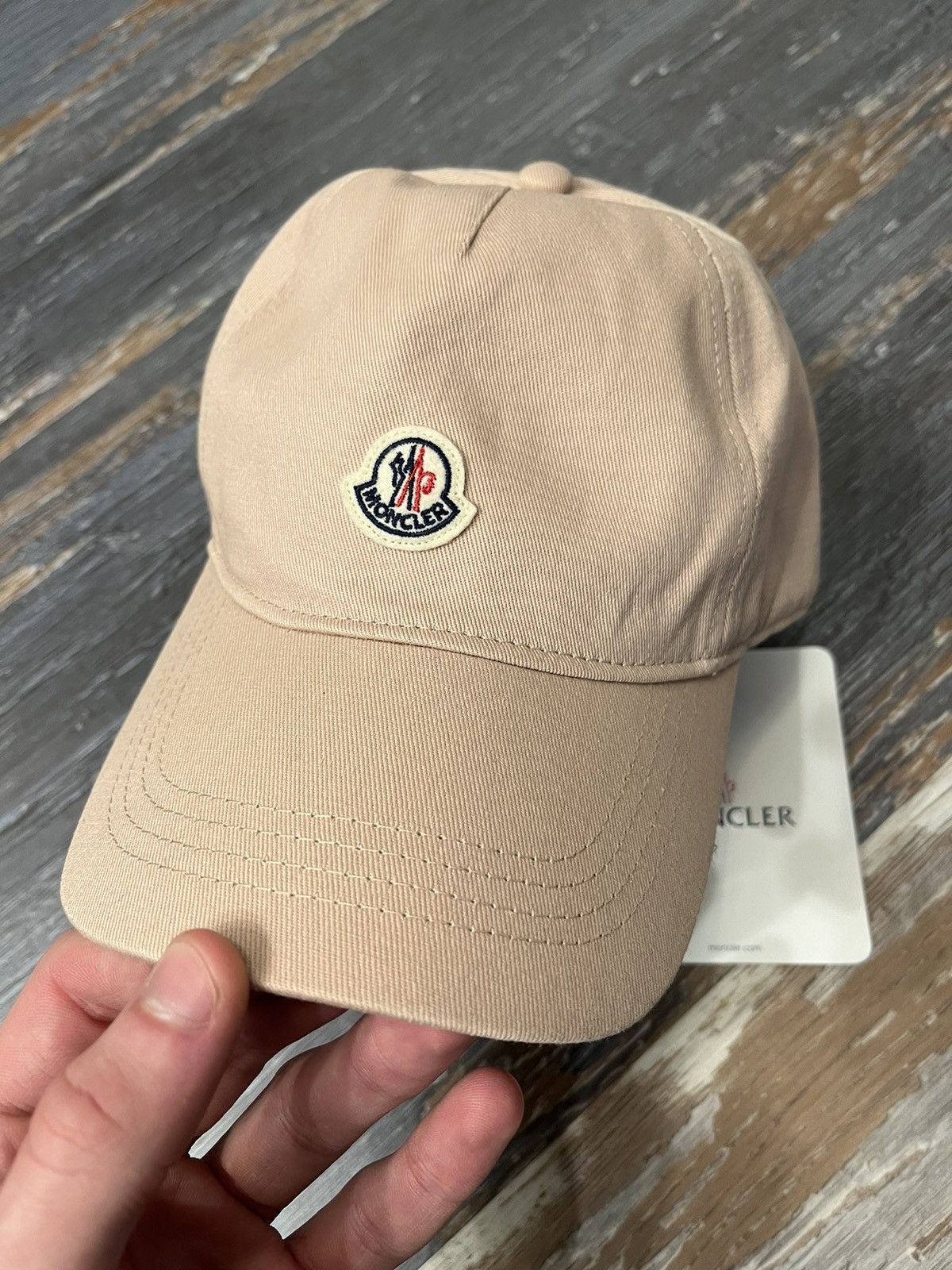 image of Moncler Baseball Cap in Blush, Men's