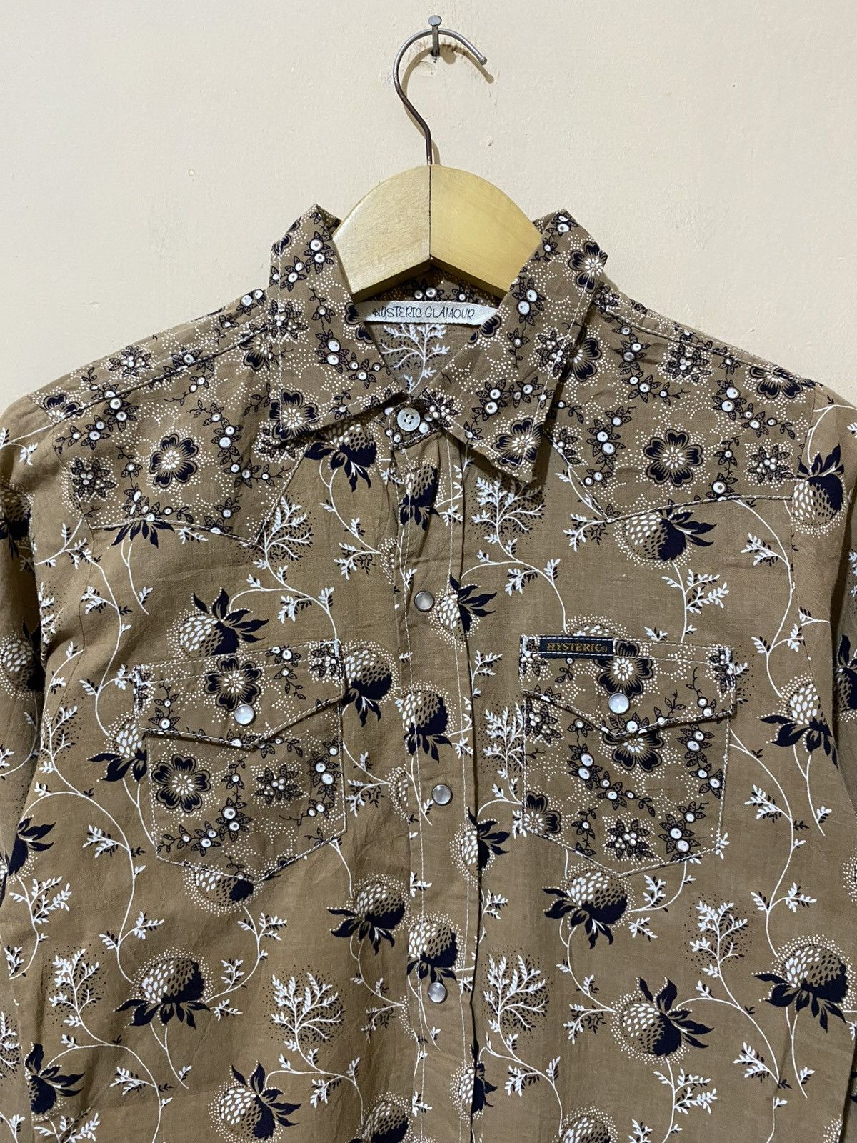 Japanese Brand Hysteric Glamour Paisley Button Shirt Size ONE SIZE - 3 Thumbnail