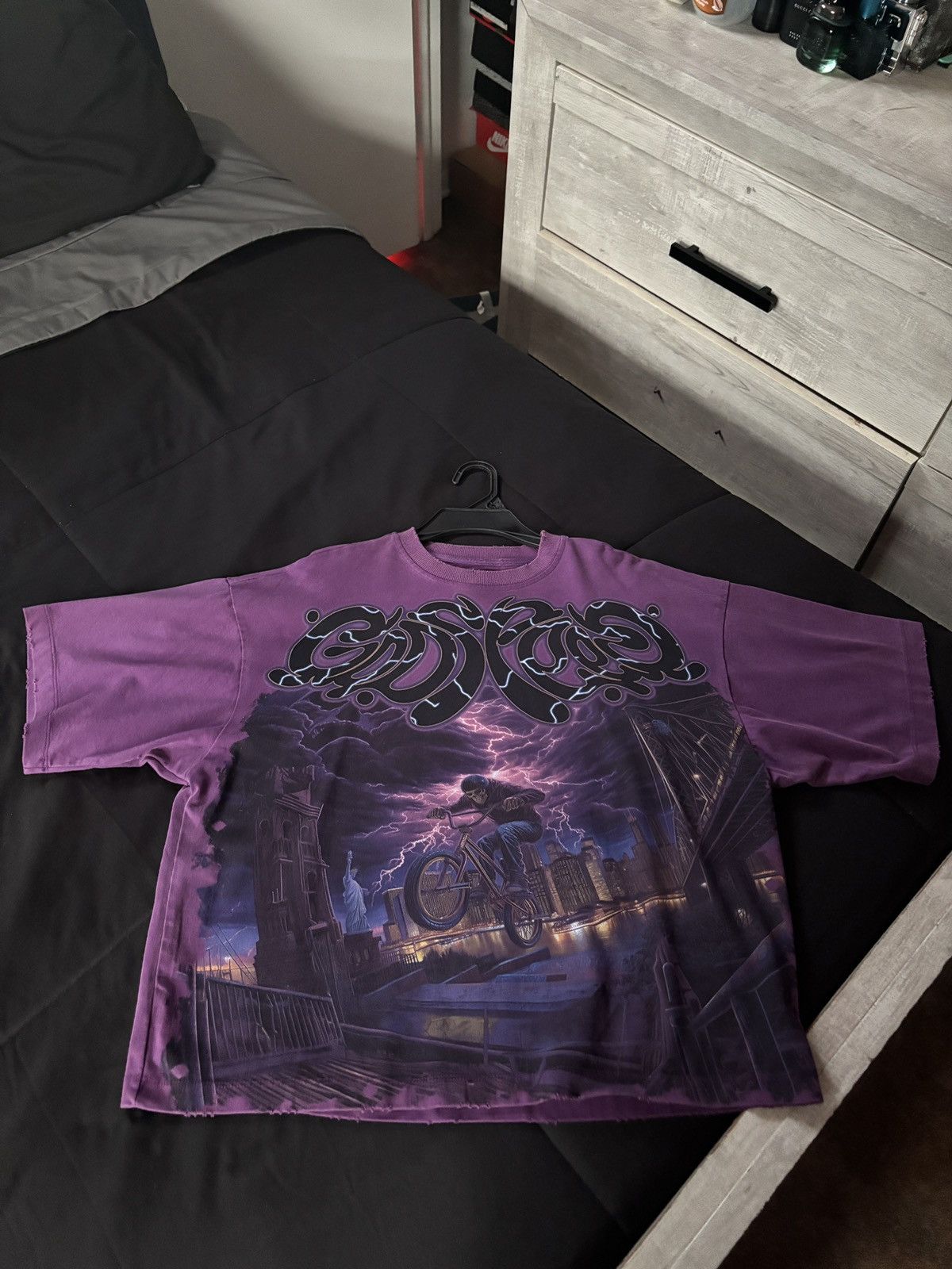 Purple Godspeed B.M.X Tee Size XS
