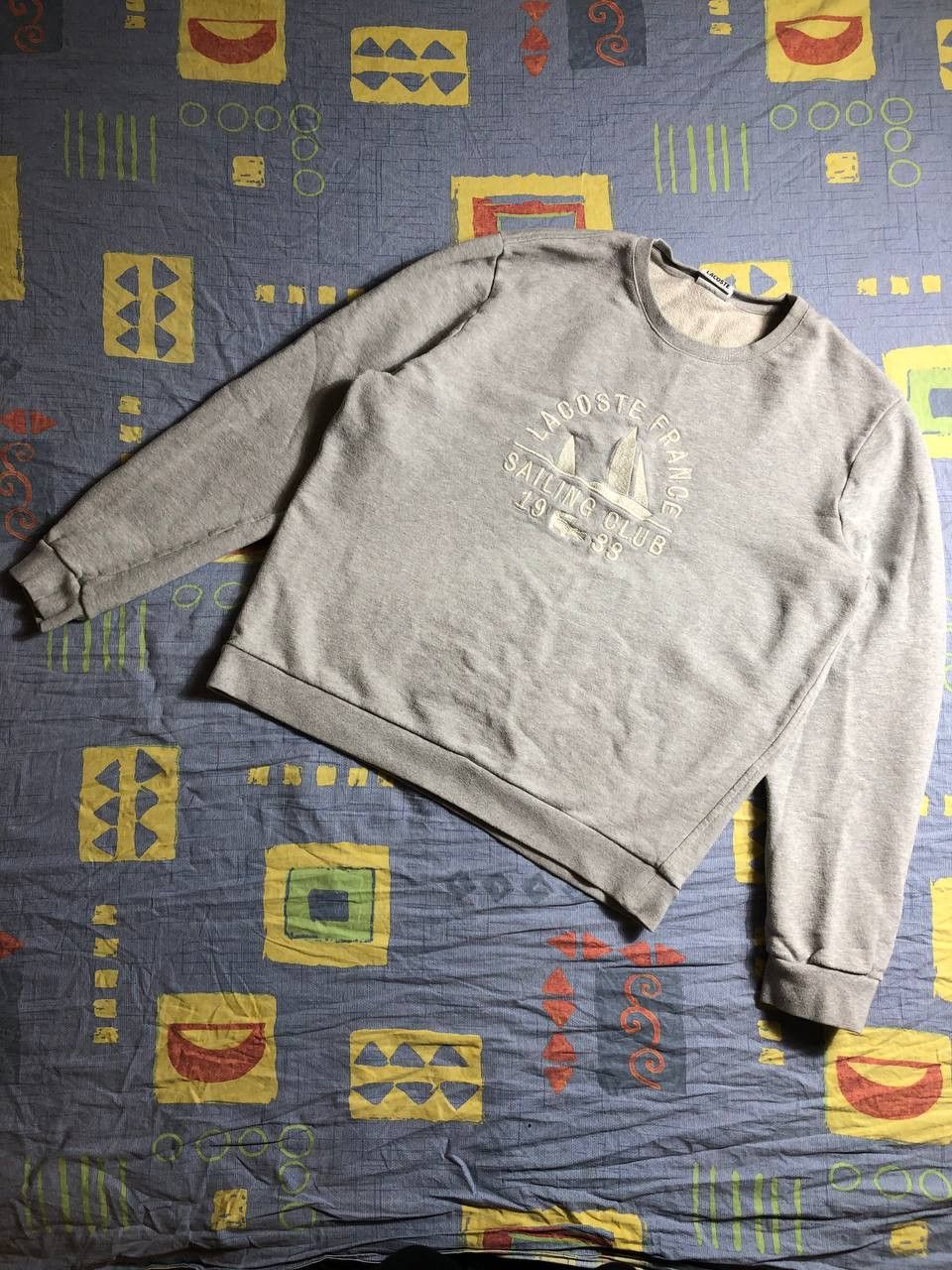 Lacoste × Vintage Vintage Lacoste Boxy Crewneck Streetwear Luxury Hype Size US M / EU 48-50 / 2 - 4 Thumbnail