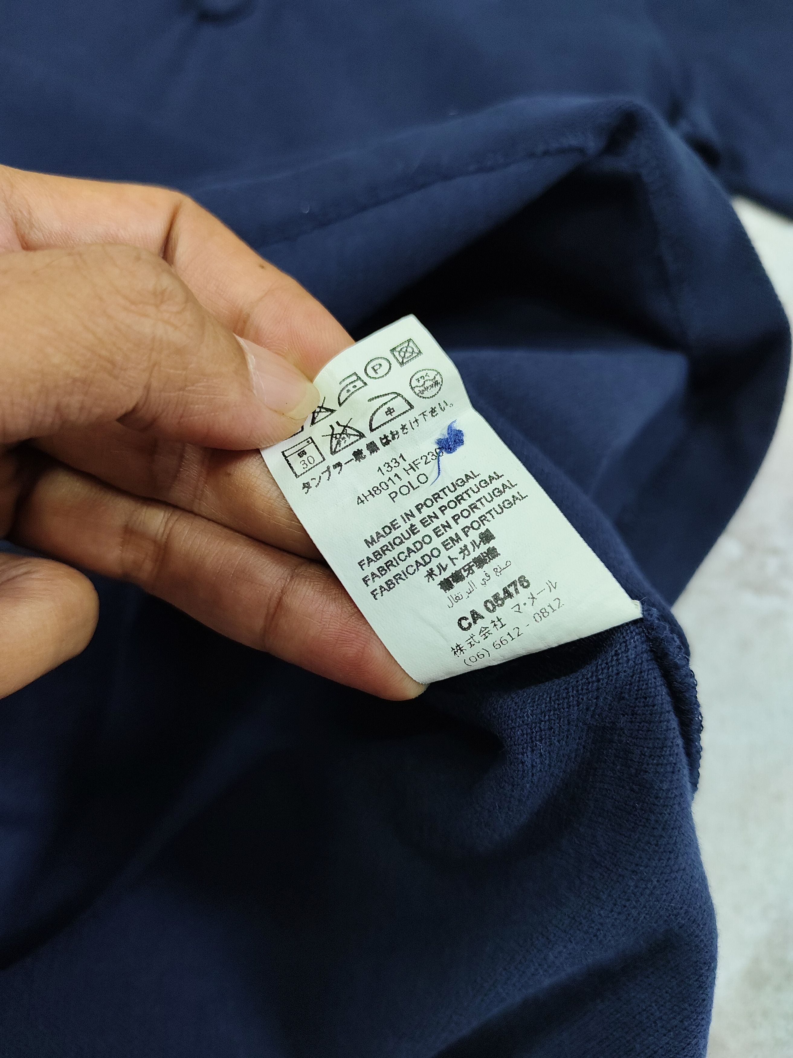 Lanvin Lanvin🇫🇷Minimalist Embroidered Logo Contrast Collar Polos Size S / US 4 / IT 40 - 10 Thumbnail